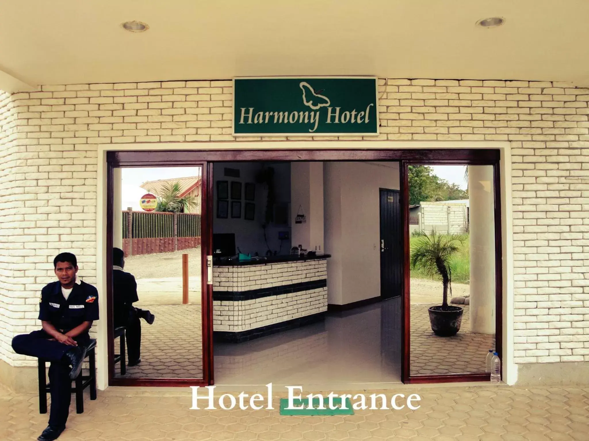 Facade/entrance in Harmony Hotel
