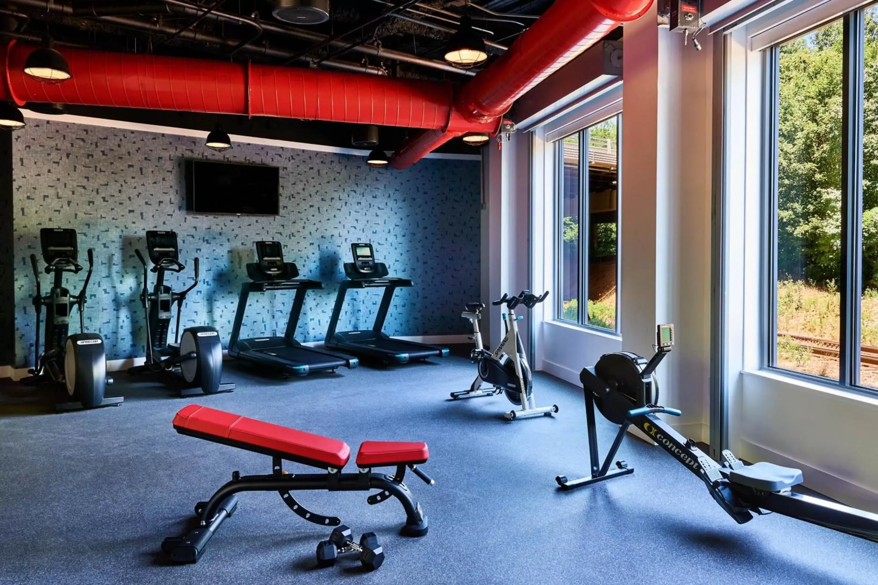 Fitness centre/facilities, Fitness Center/Facilities in The Casso, Raleigh, a Tribute Portfolio Hotel
