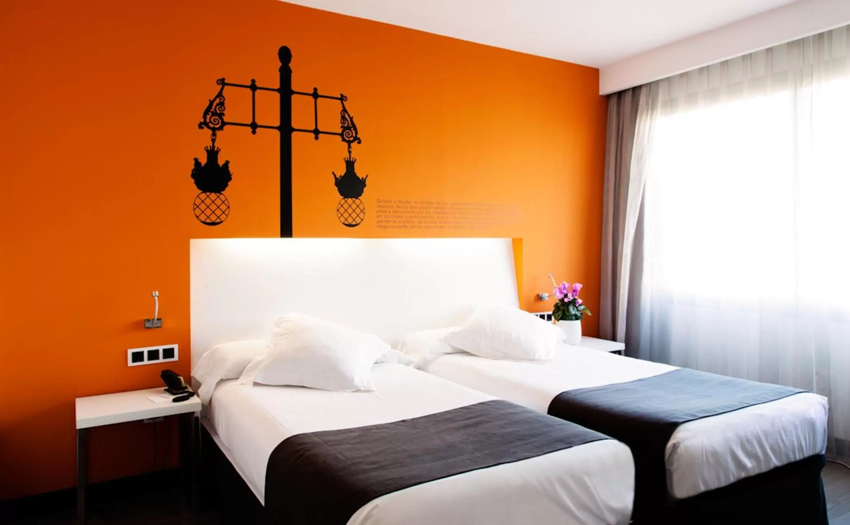 Bed in Hotel Dimar