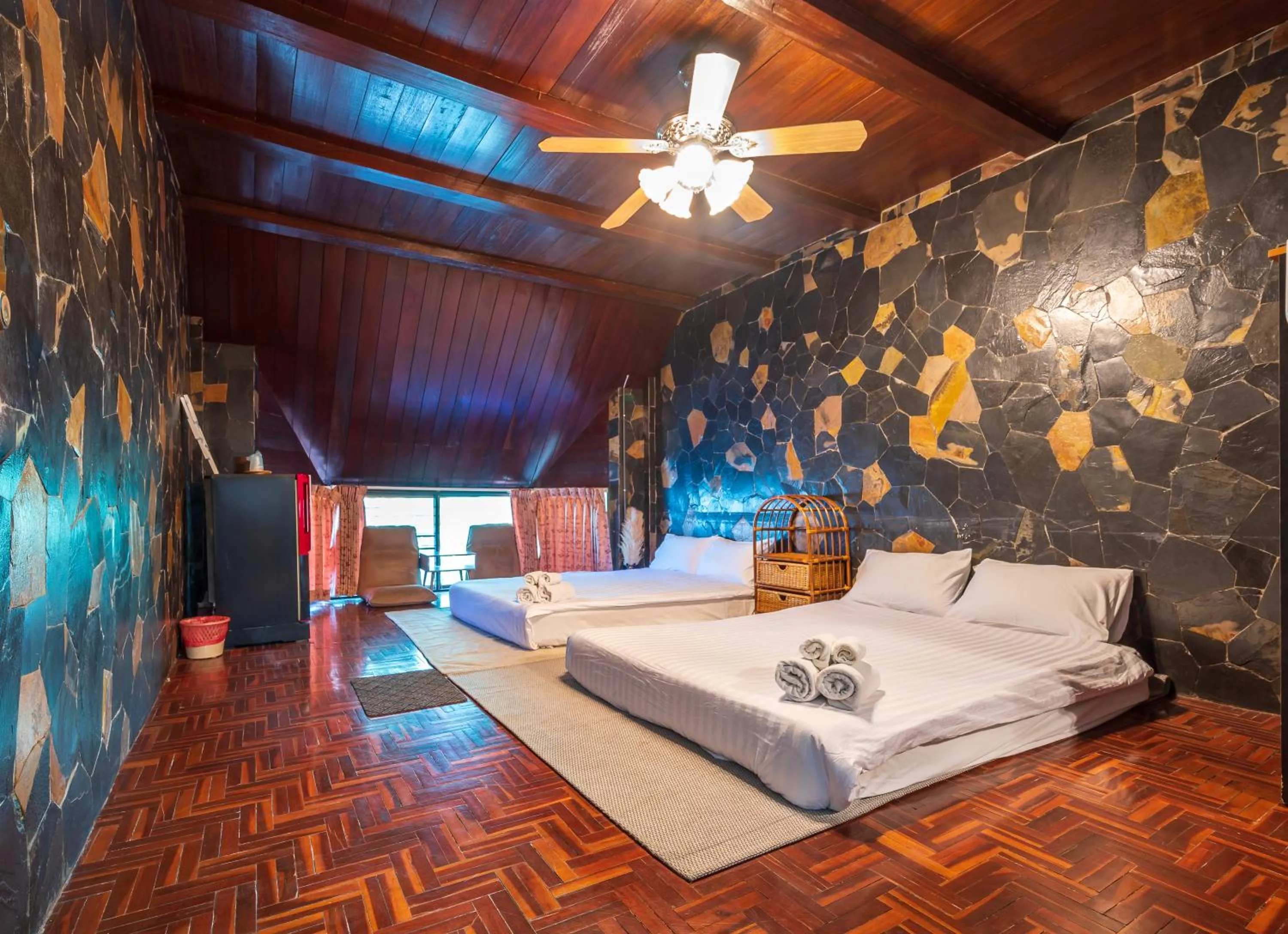 Bed in Blue Dream Guesthouse