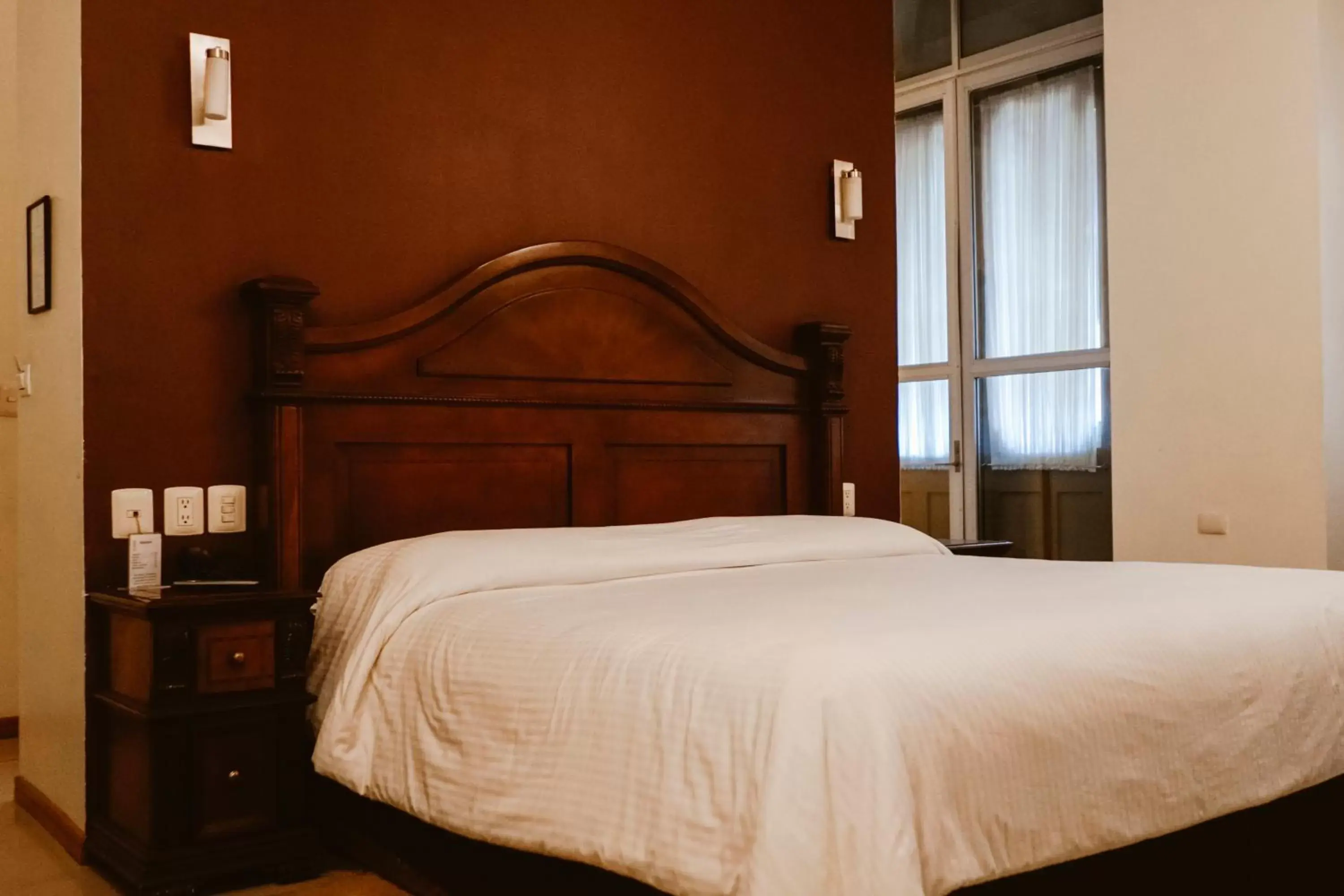 Bed in Hotel Puebla de Antaño