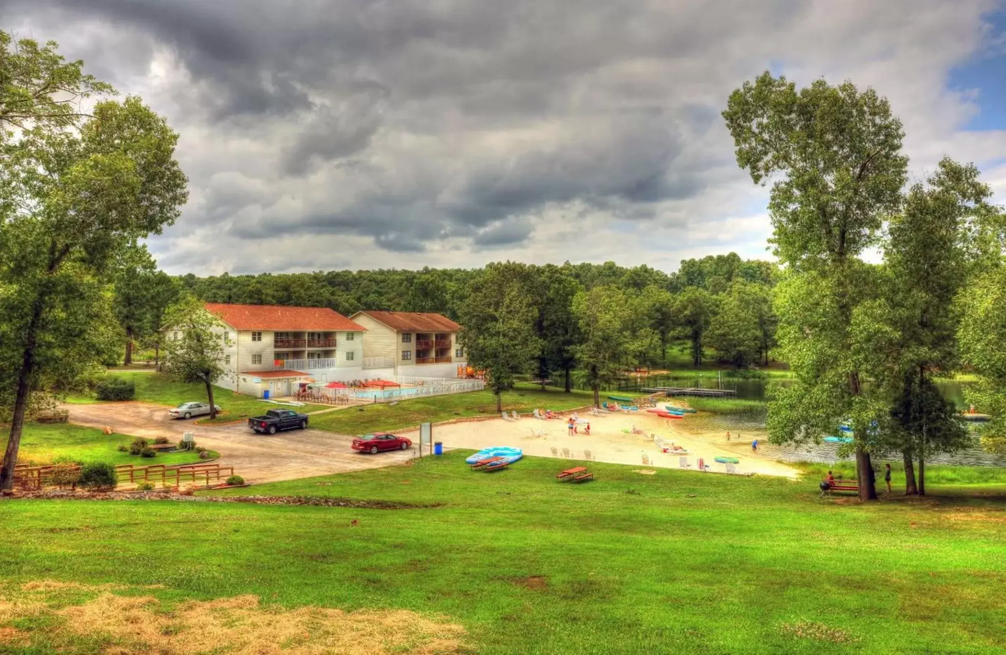 Swimming pool in Crown Lake Resort & RV