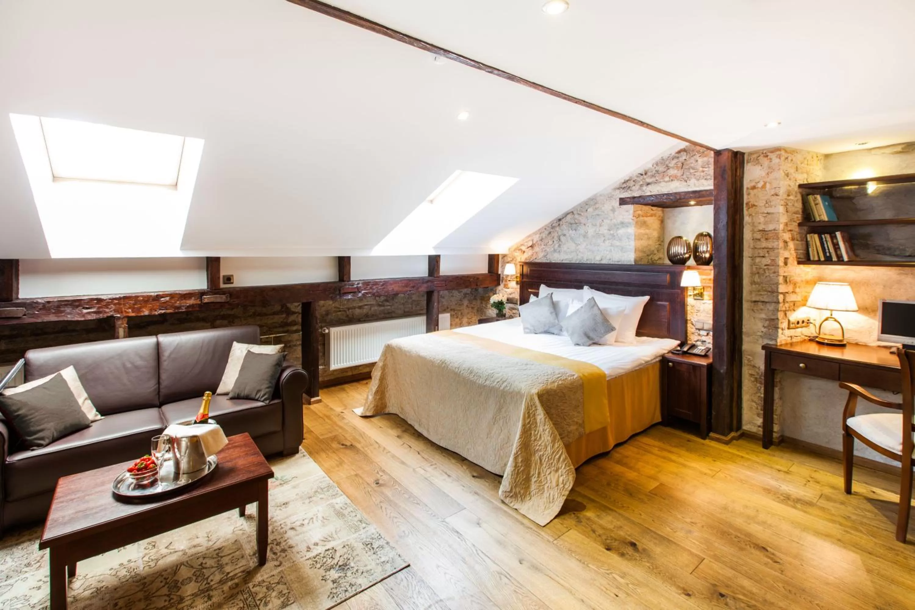 Photo of the whole room, Bed in The von Stackelberg Hotel Tallinn