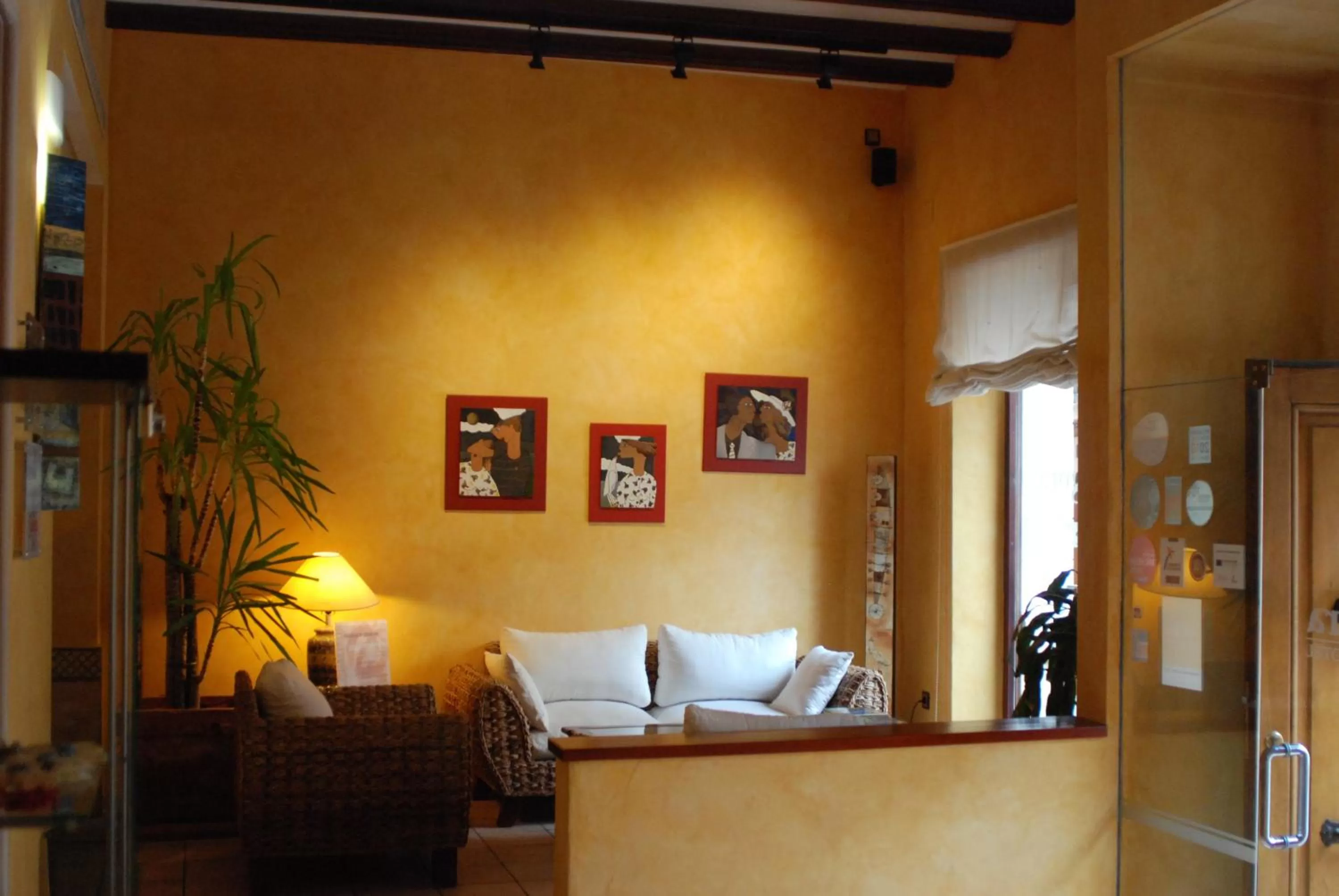 Lobby or reception in L'Agora Hotel