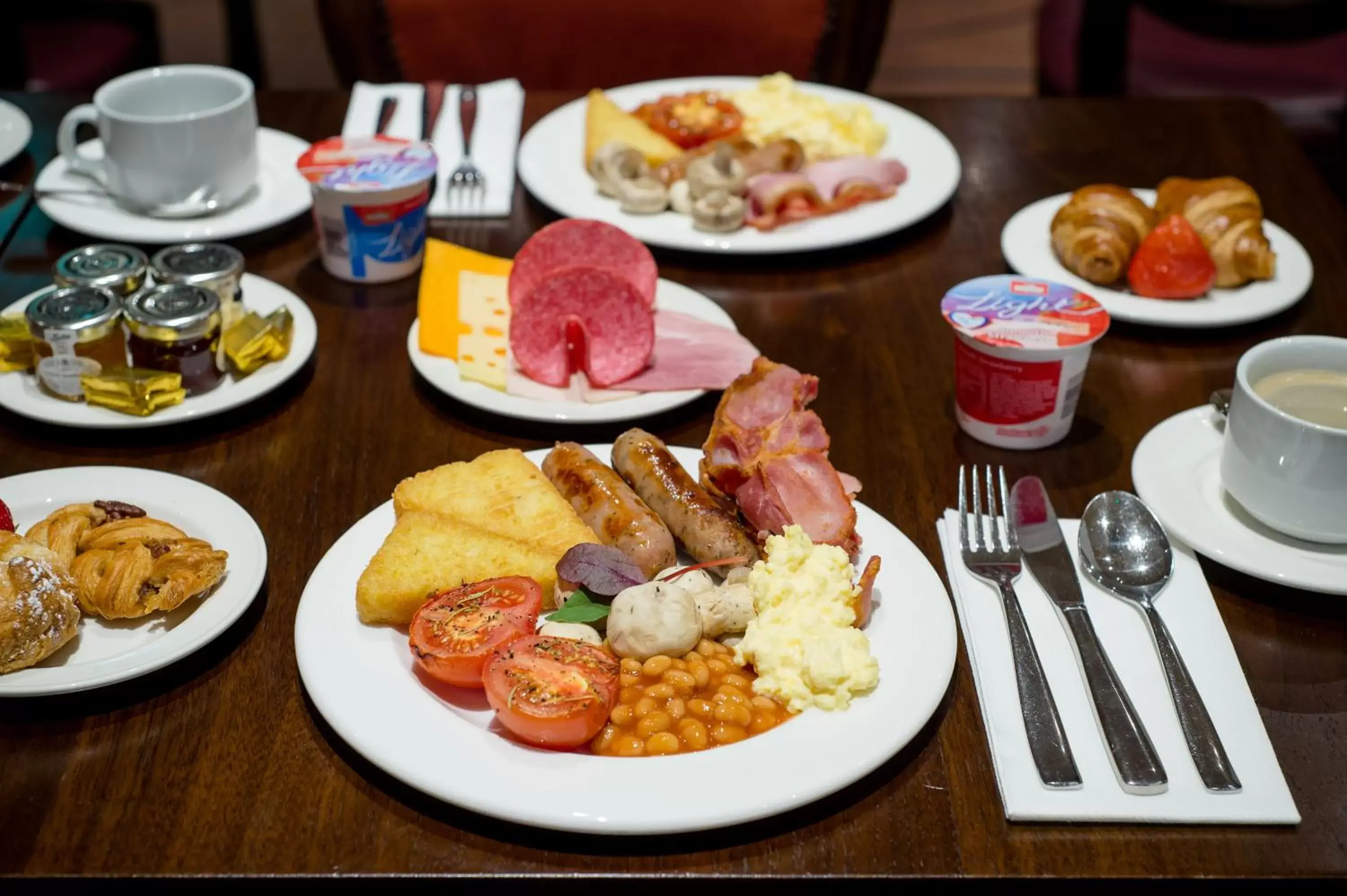 English/Irish breakfast in Frensham Pond Country House Hotel & Spa