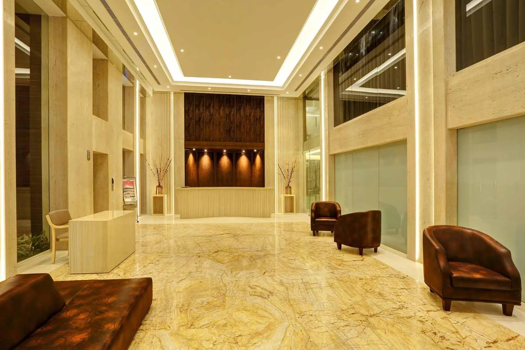 Lobby or reception in Roopa Elite