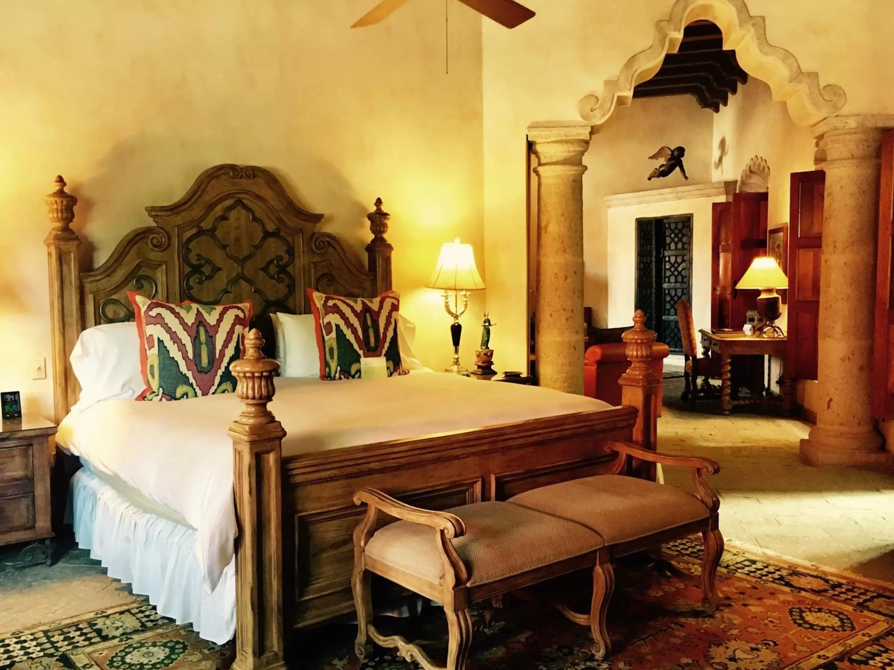 Bed in Hacienda de los Santos