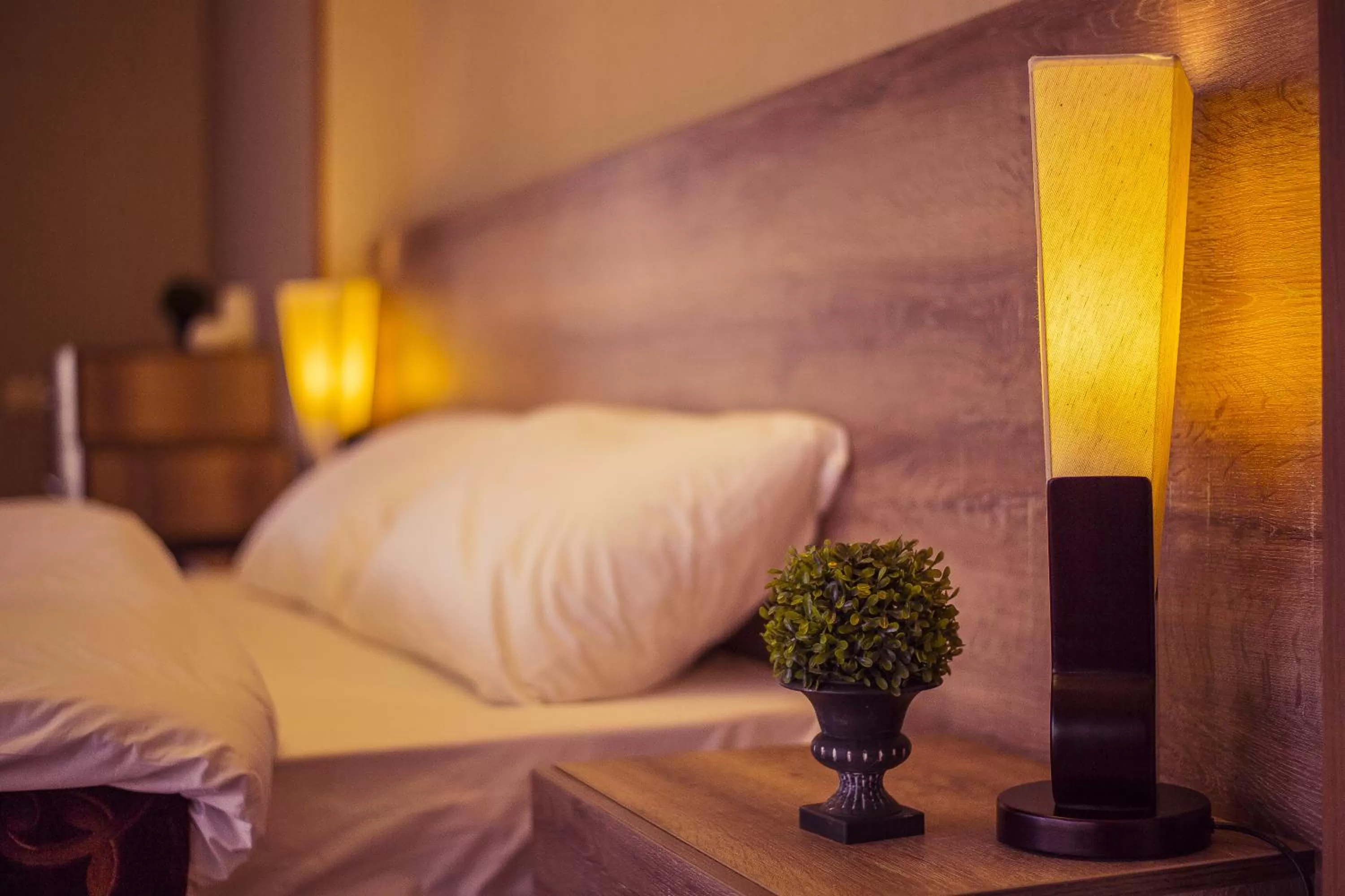 Bed in Royal Venezia Hotel