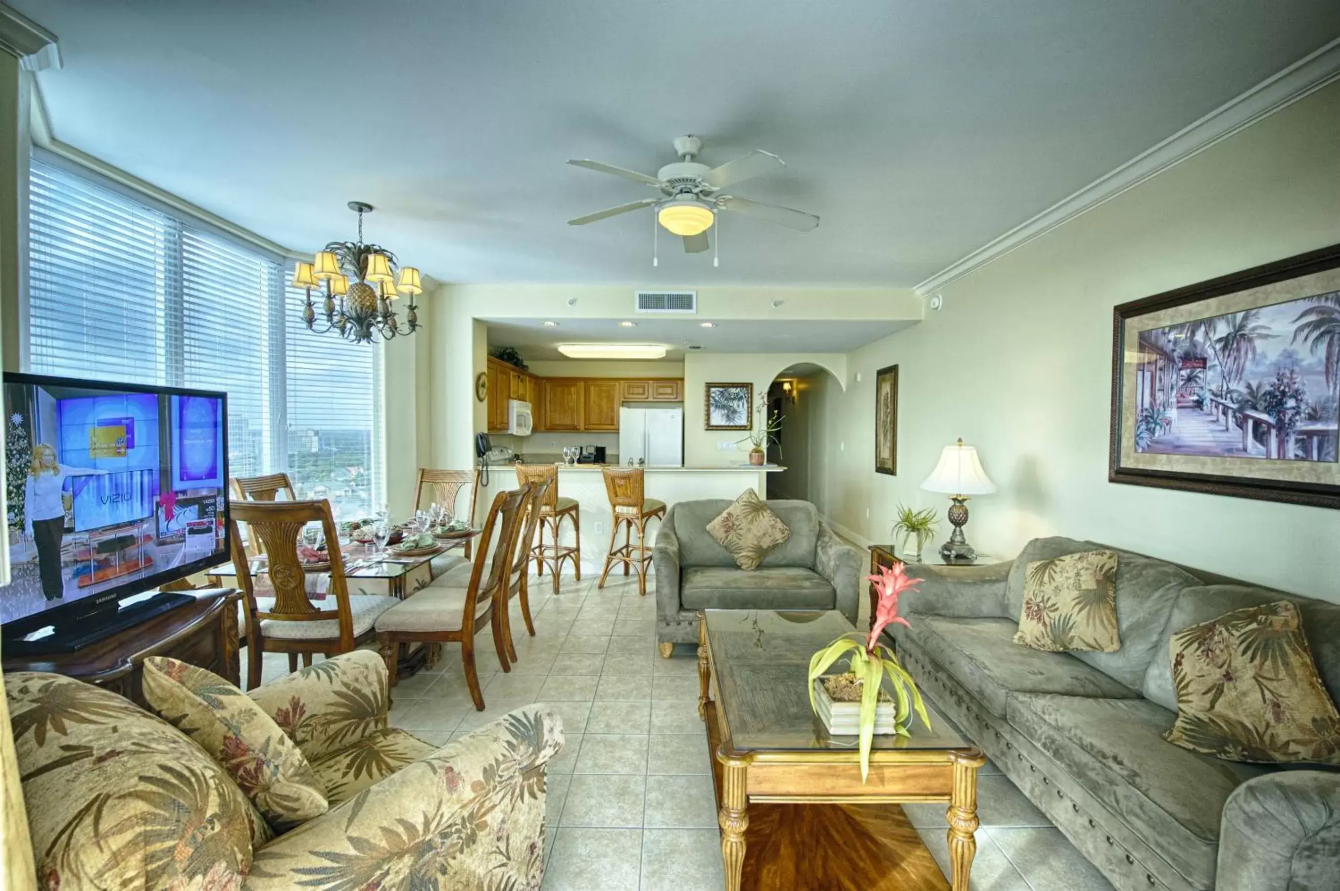 Living room, Seating Area in Blue Heron Beach Resort