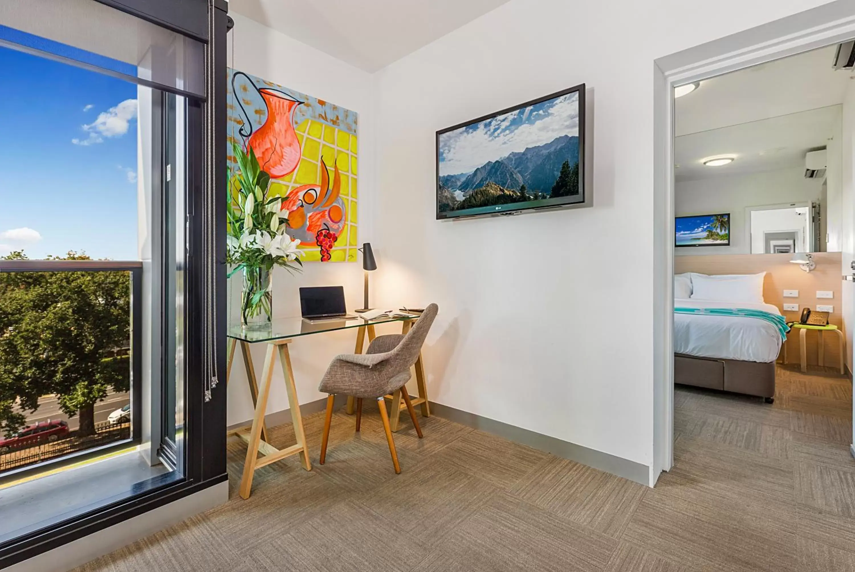 Living room in Mercure Bendigo Schaller