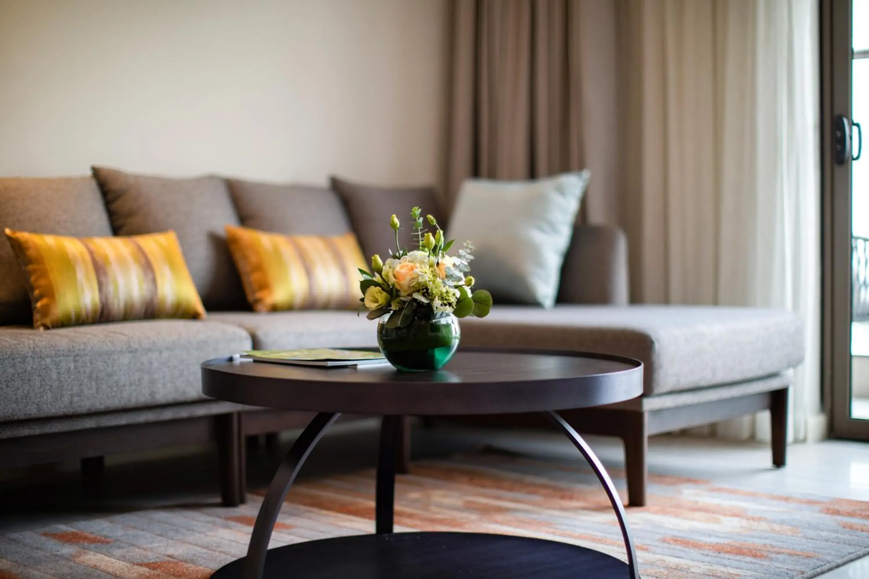 Living room, Seating Area in Oakwood Residence Hanoi