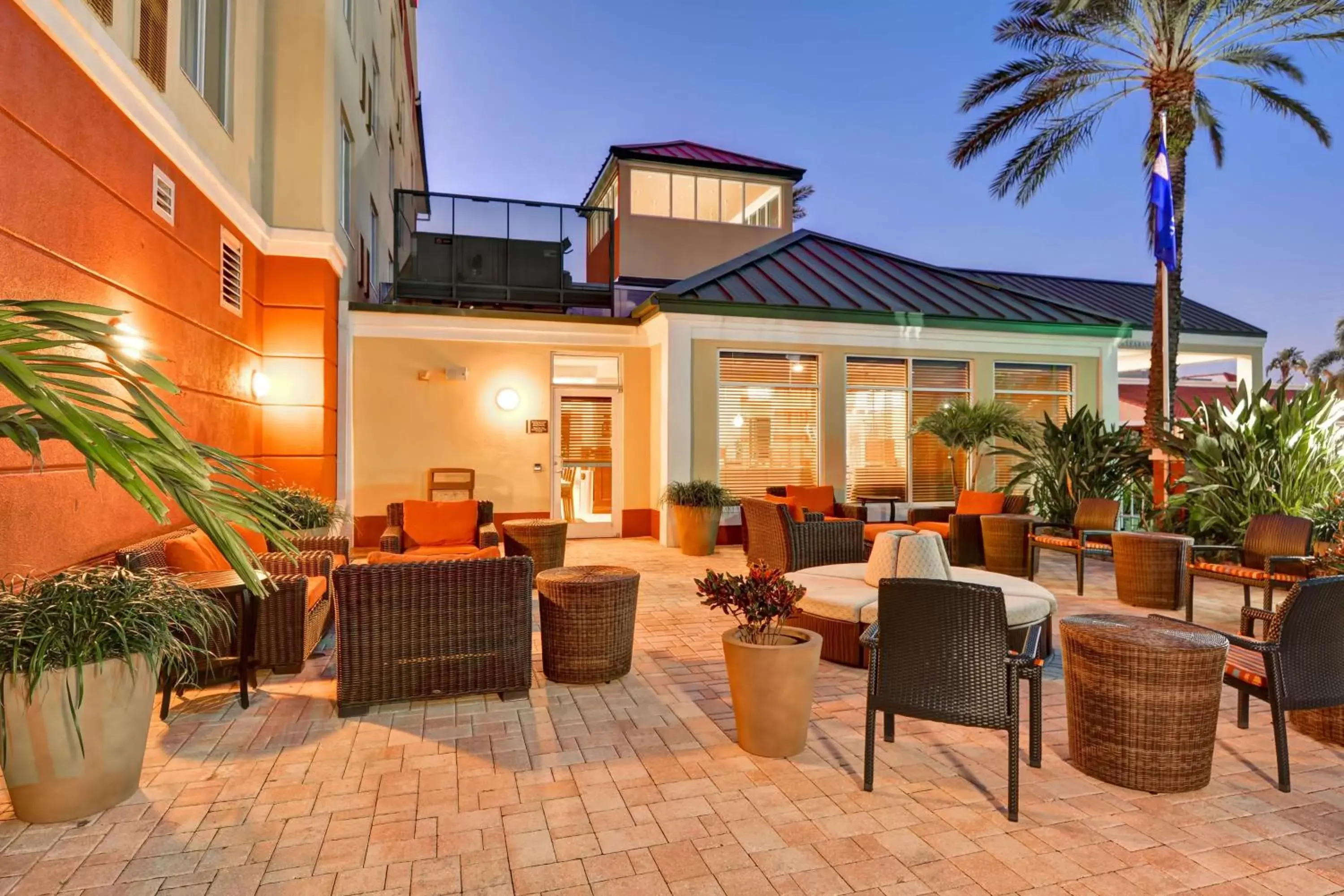 Patio in Hilton Garden Inn Tampa Northwest/Oldsmar