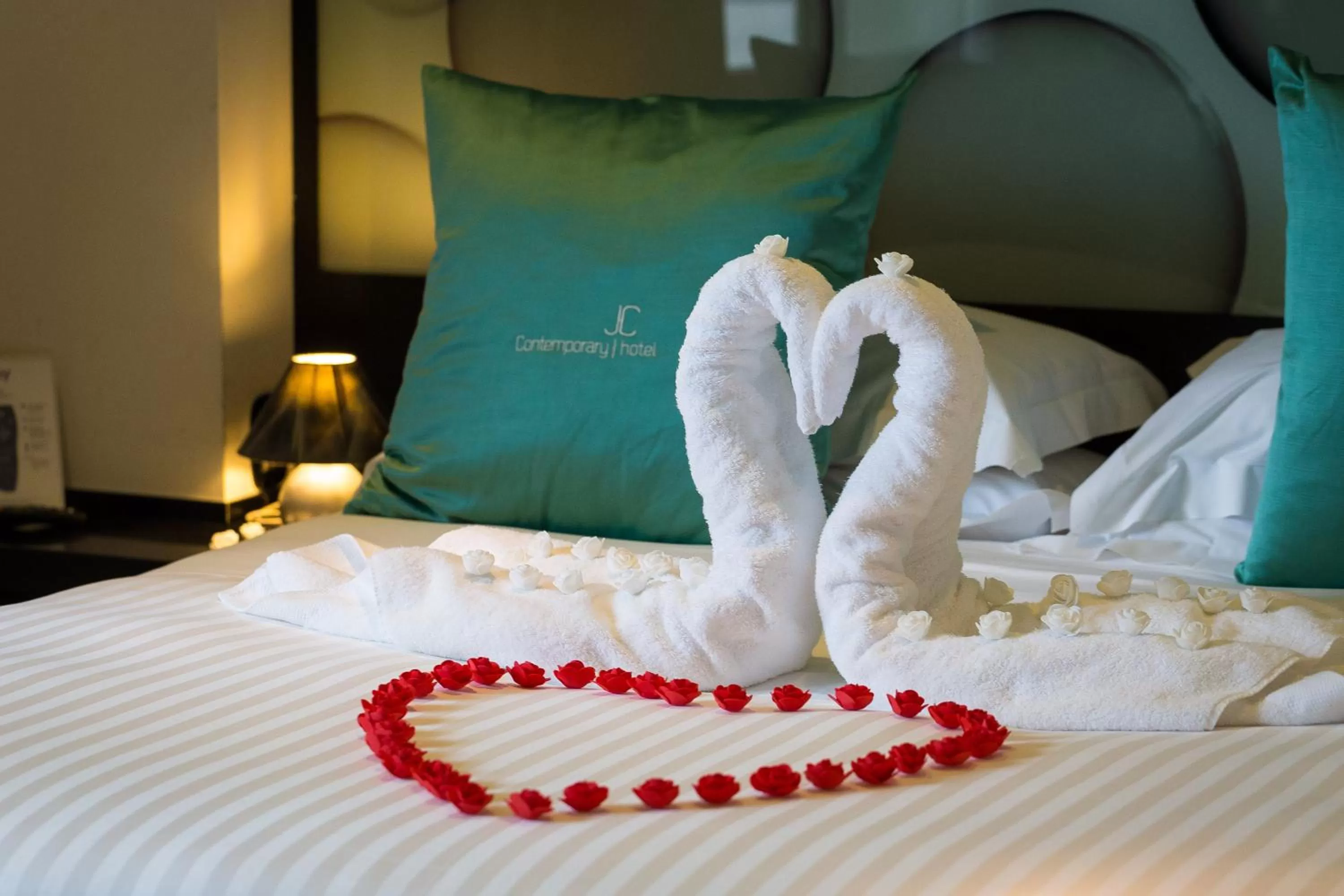 Photo of the whole room, Bed in JC Hotel