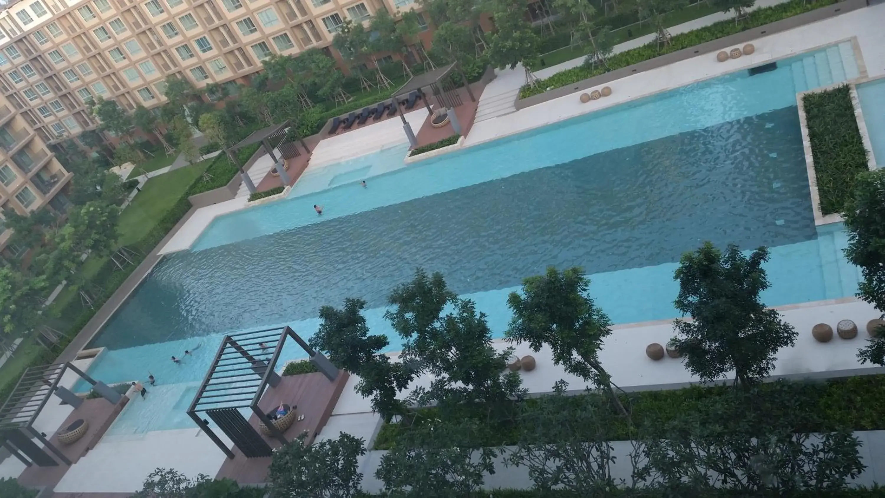 Swimming pool, Pool View in The Ralaxing Room at Baan Tew Lom Condo Cha Am - Hua Hin