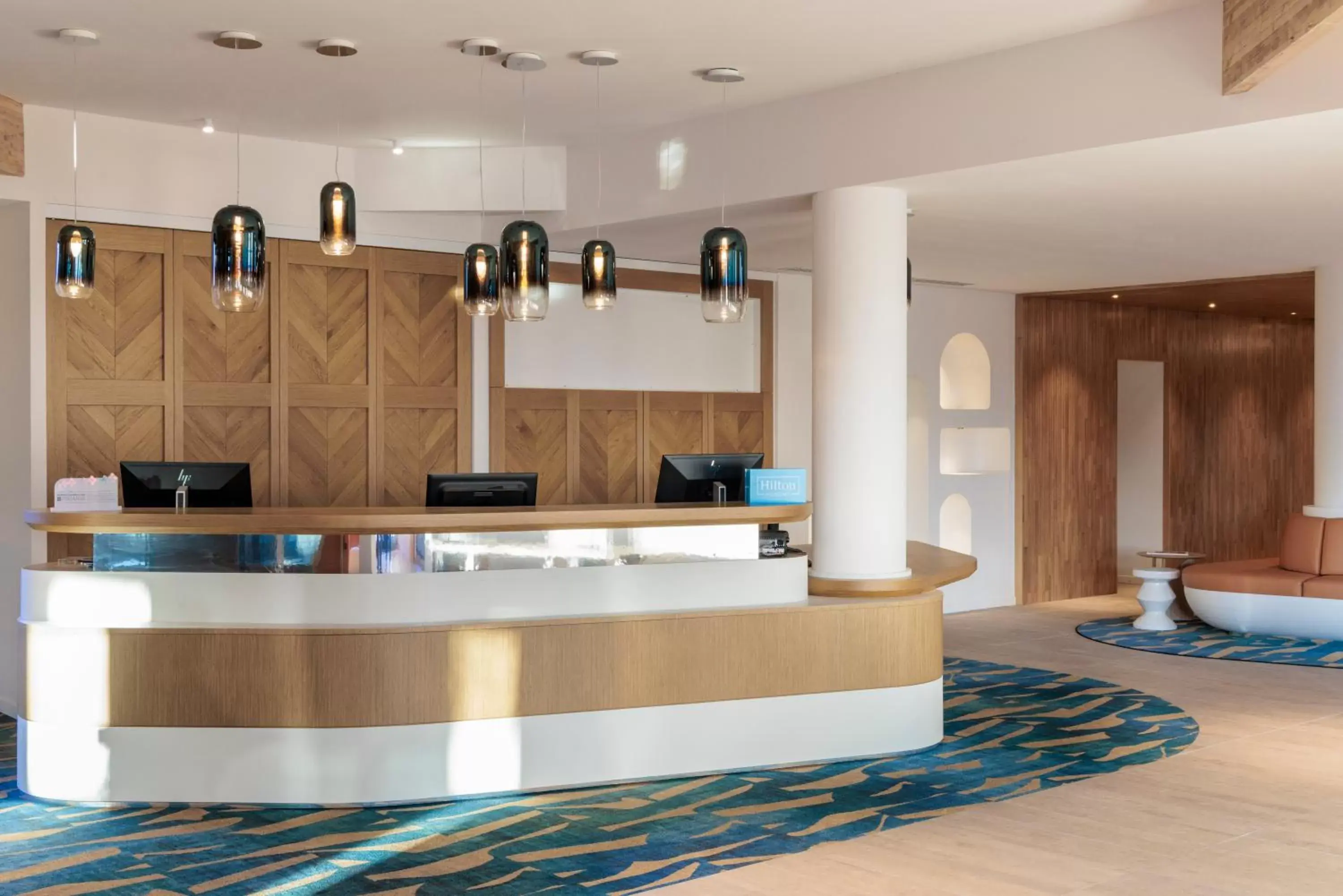 Lobby or reception, Lobby/Reception in Hilton Garden Inn Marseille Provence Airport