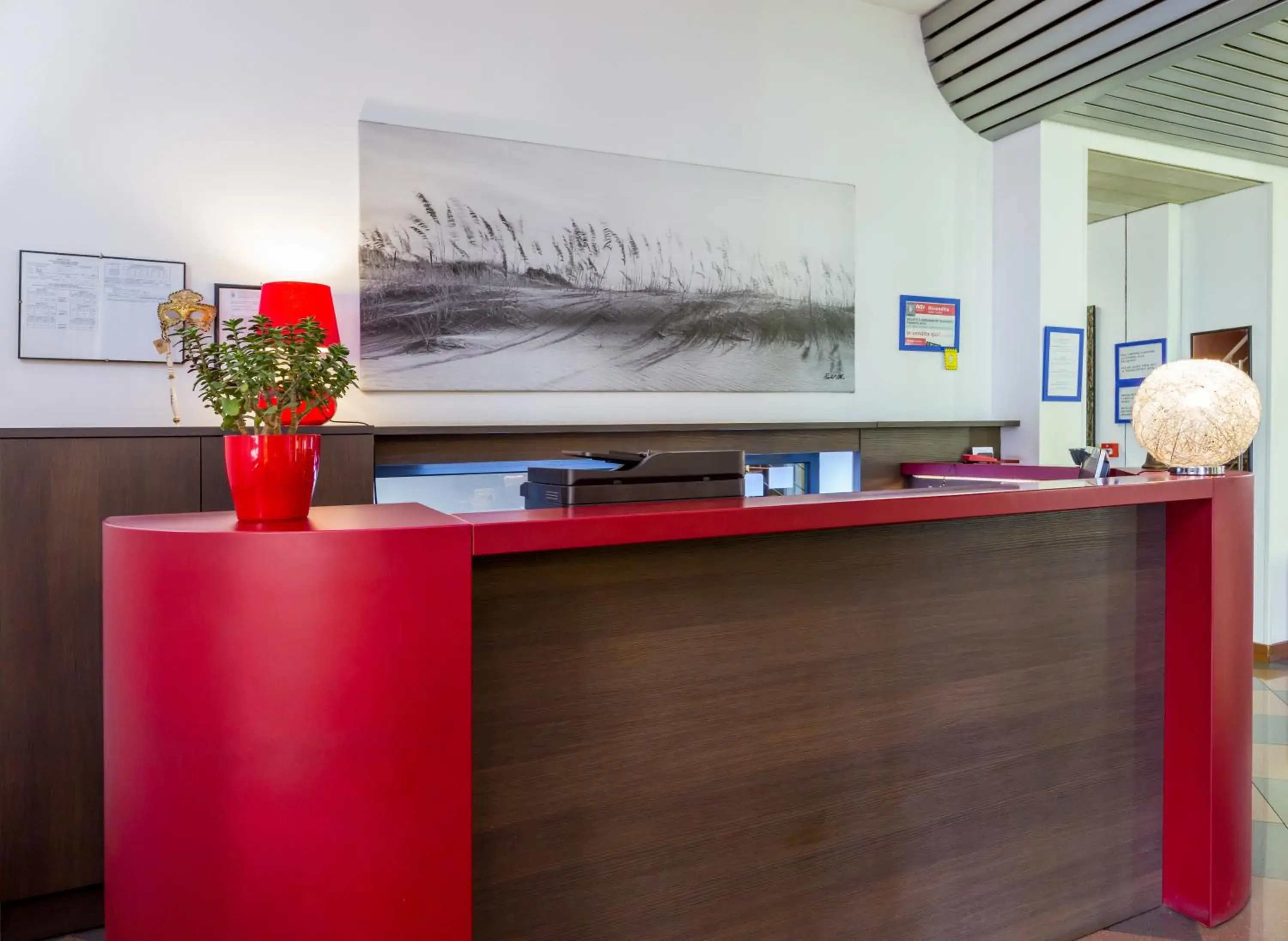 Lobby or reception in Hotel Adria Lobby or reception in Hotel Adria