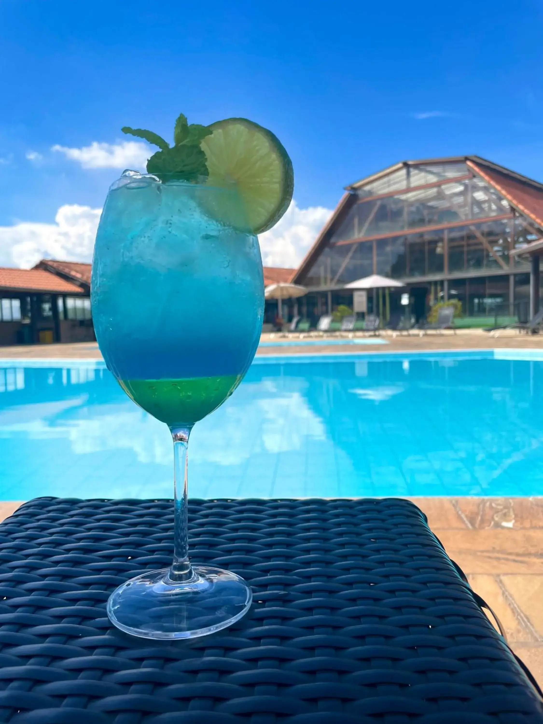 Swimming pool, Drinks in Guararema Parque Hotel