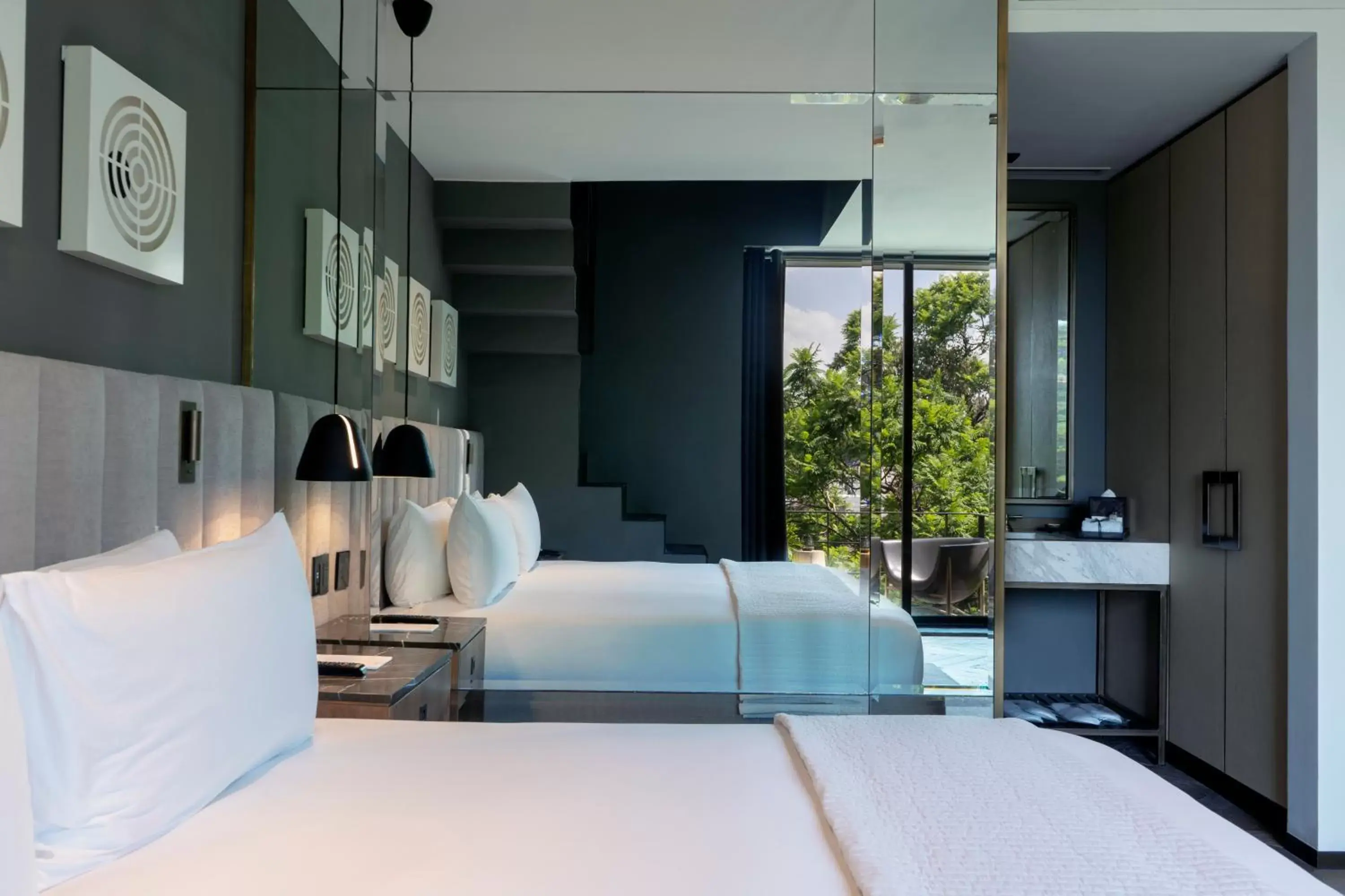 Bed in Brick Hotel Mexico City - Small Luxury Hotels of the World