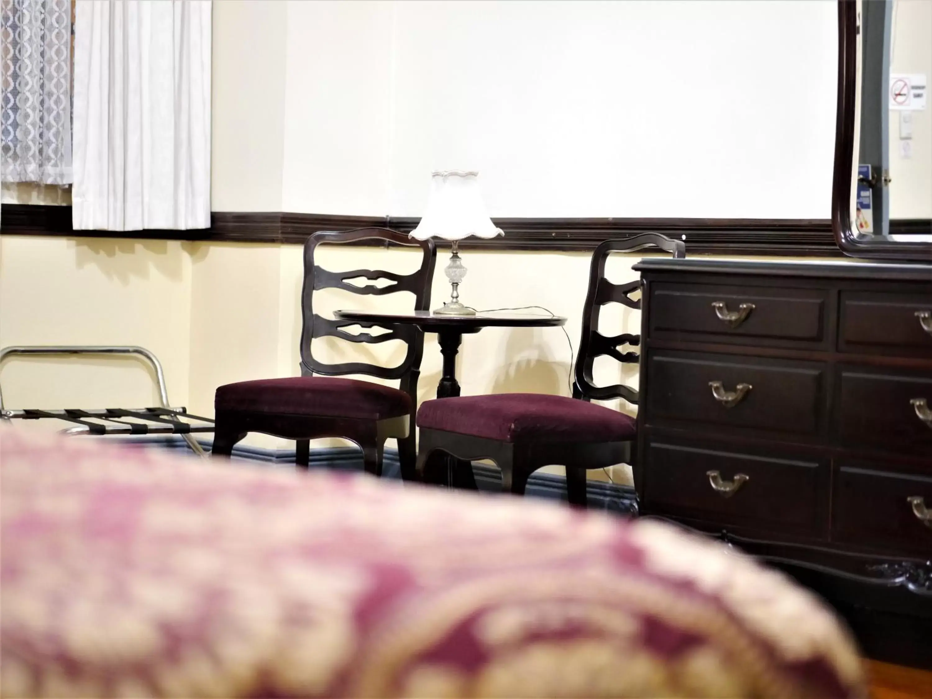 Decorative detail, Seating Area in Hotel Santo Tomas / Historical Property