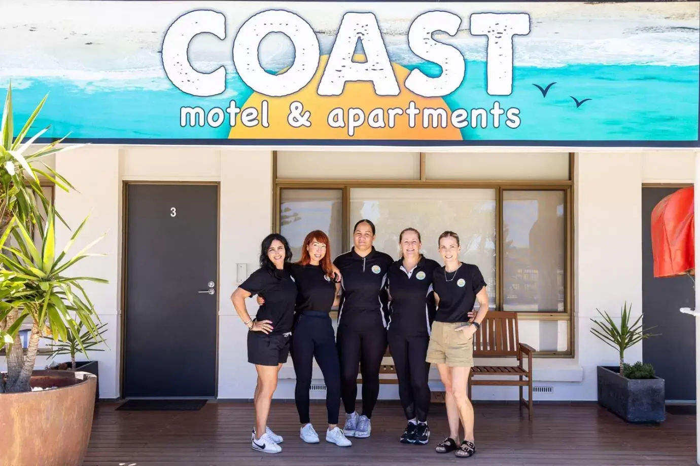 Staff in Coast Motel and Apartments