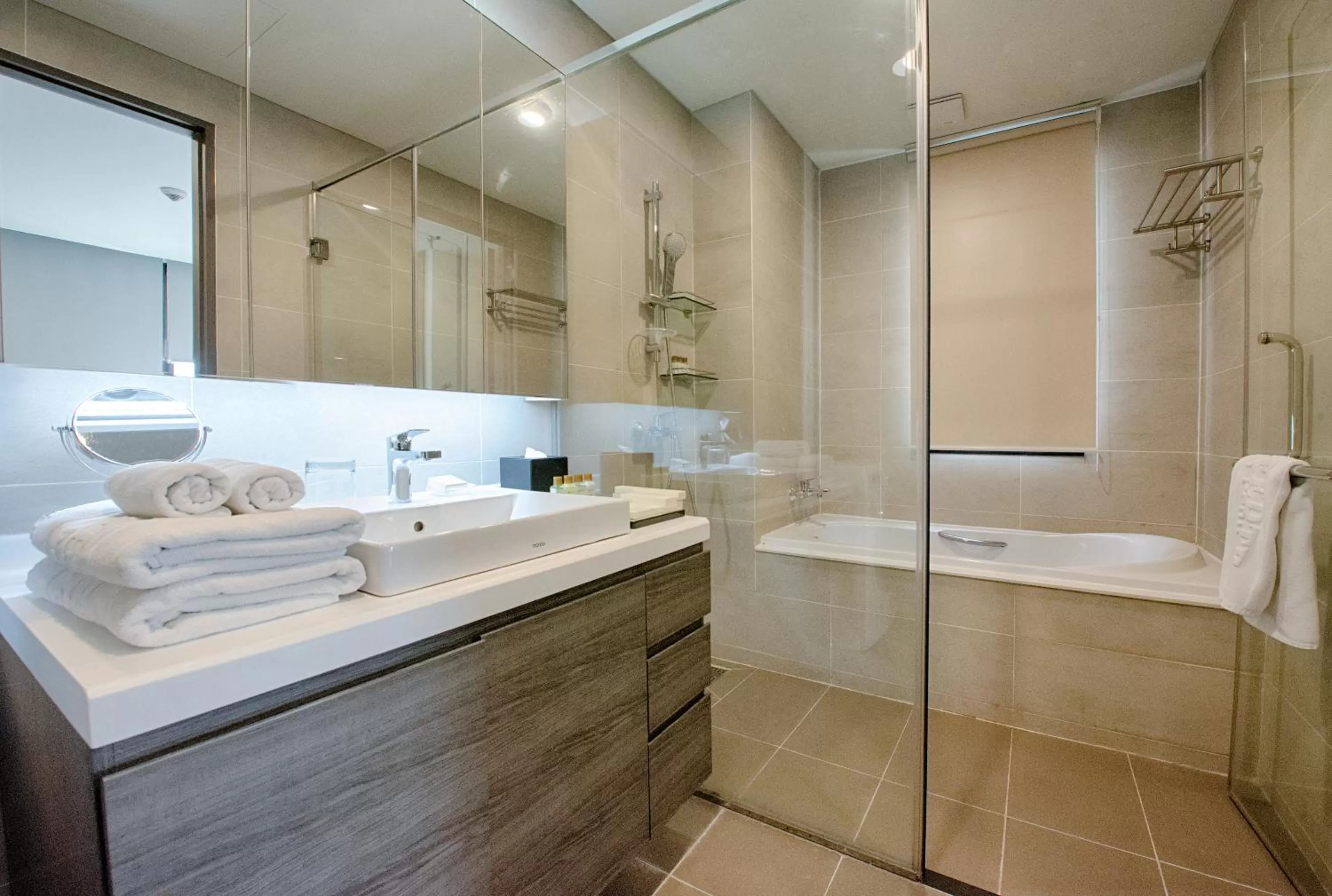 Bathroom in GRANFERTE Phnom Penh Hotel