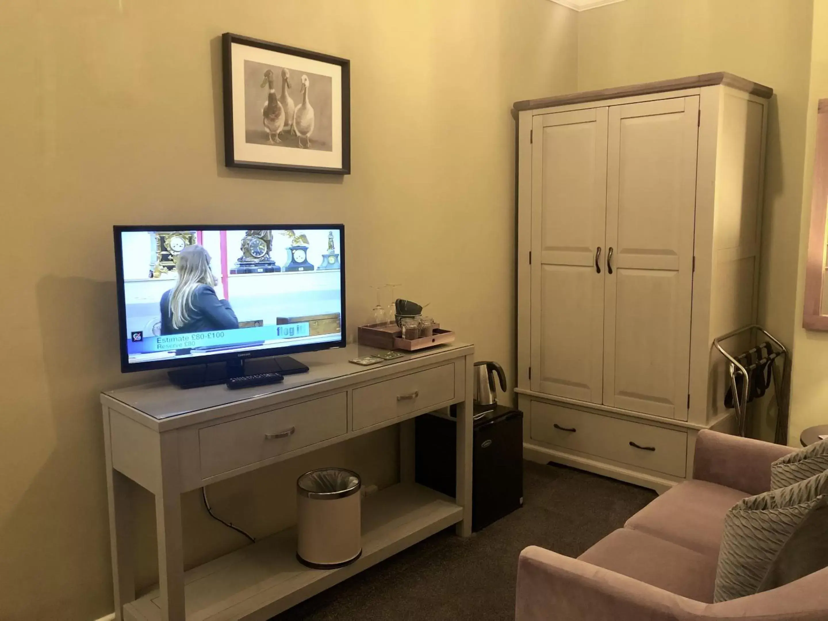 Bedroom, TV/Entertainment Center in Westwood House