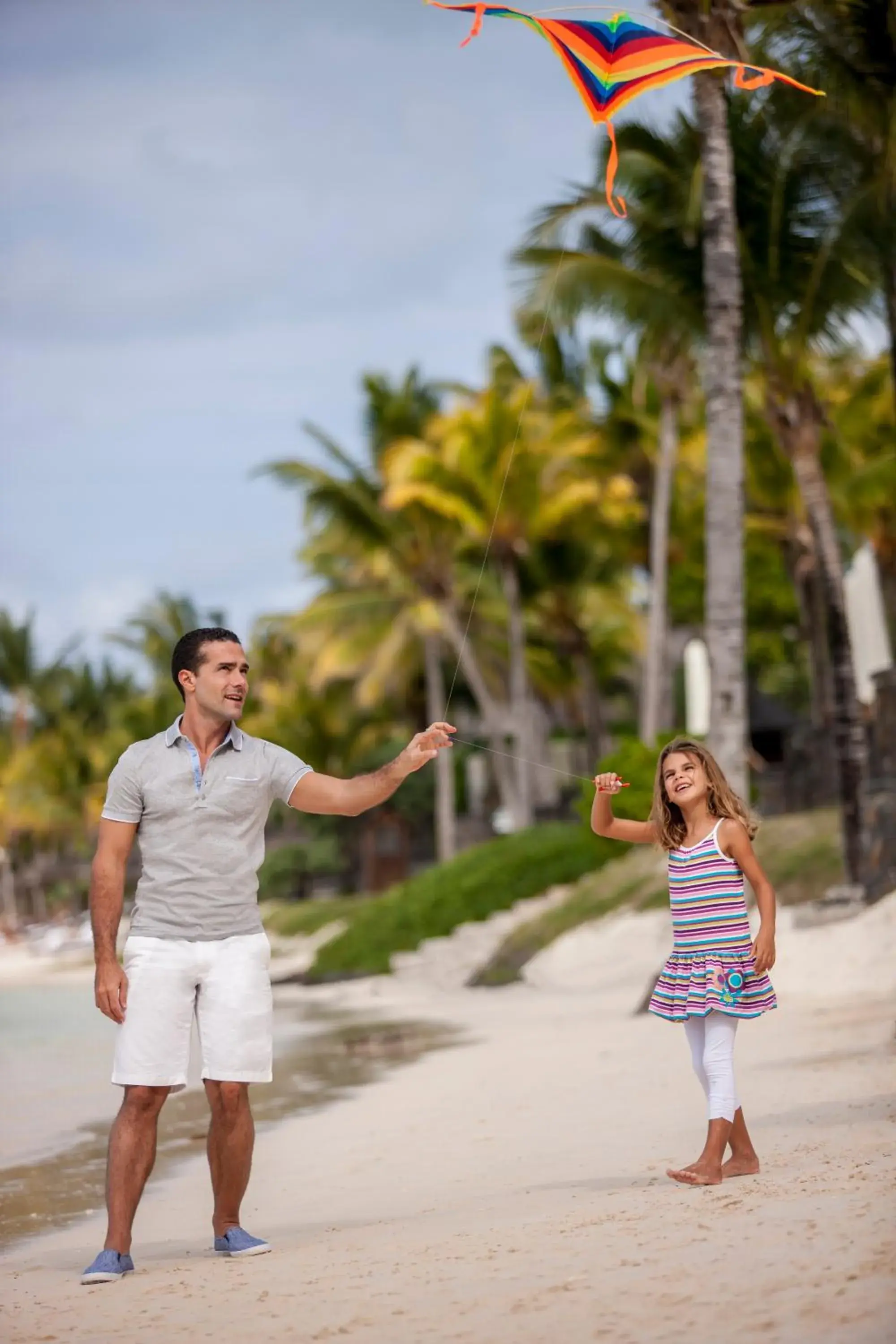 Beach, Children in The Residence Mauritius