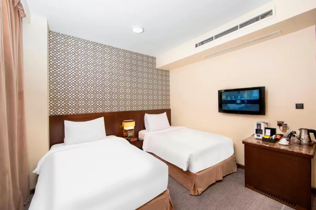 Bed in Dallah Taibah Hotel