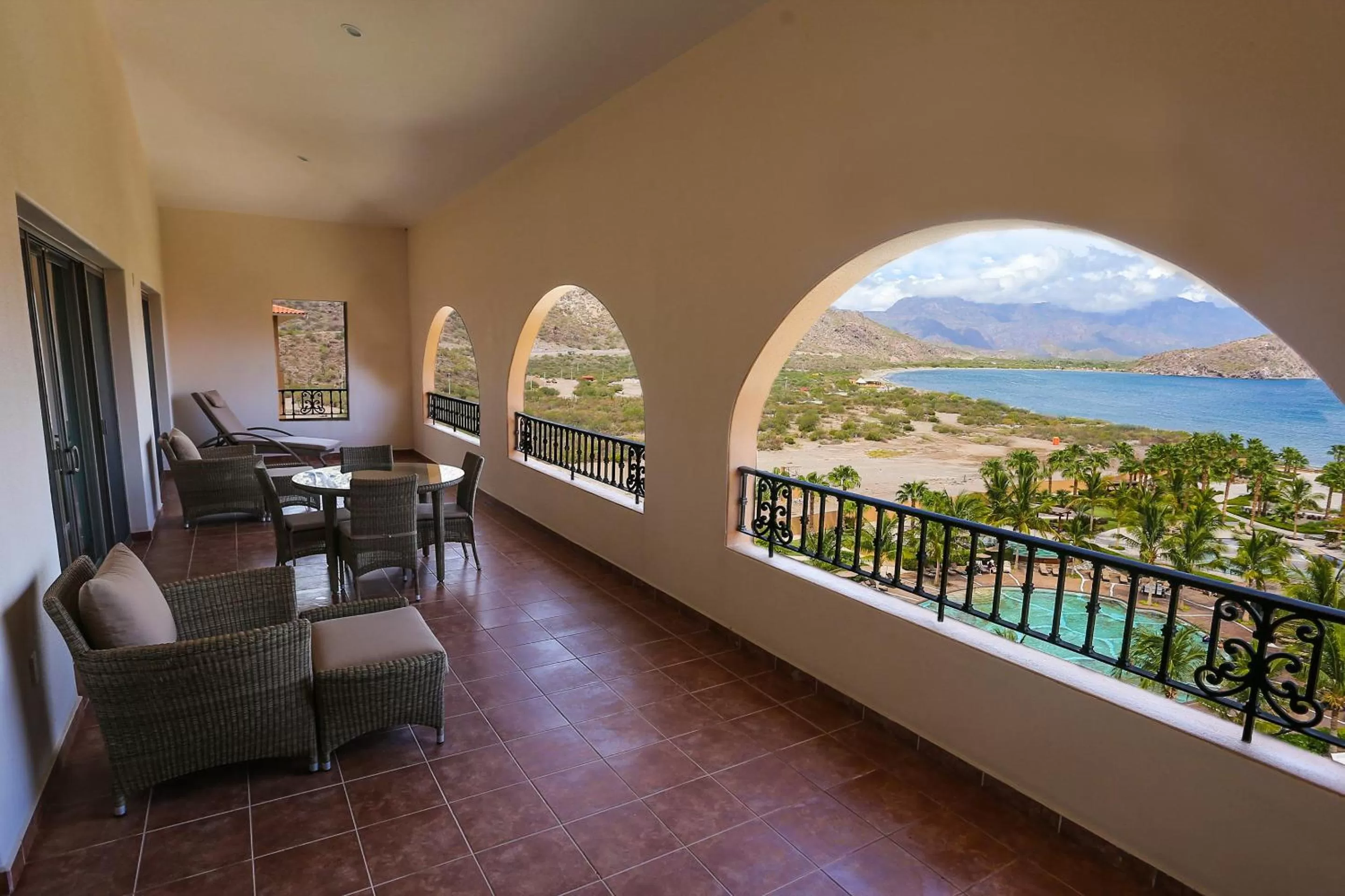 Balcony/Terrace in Villa del Palmar at the Islands of Loreto