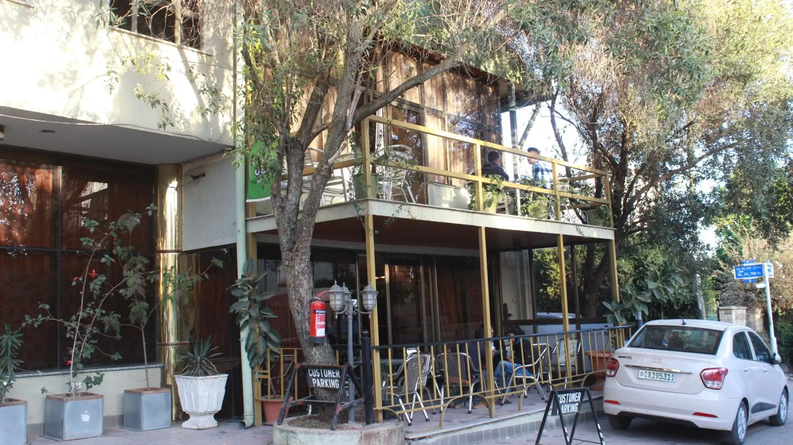 Patio in Hotel Lobelia