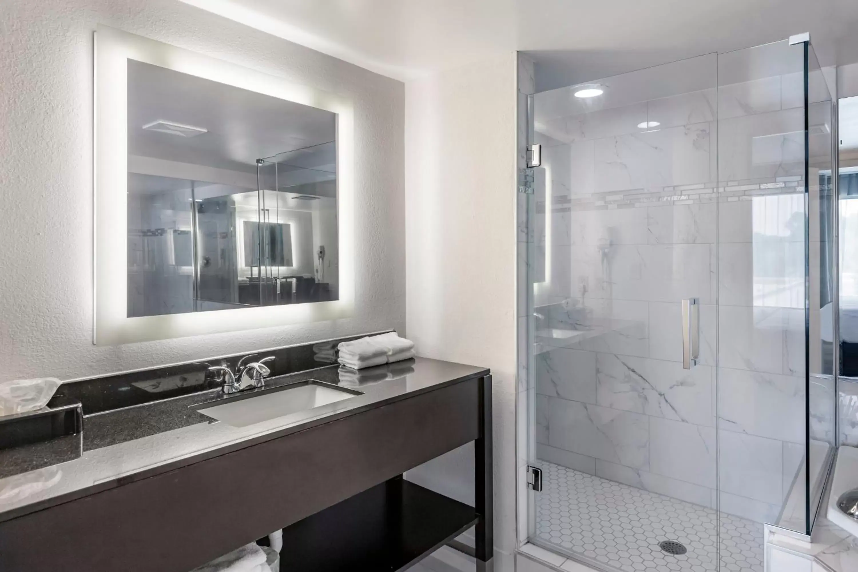 Shower, Bathroom in Comfort Inn & Suites Grand Blanc-Flint