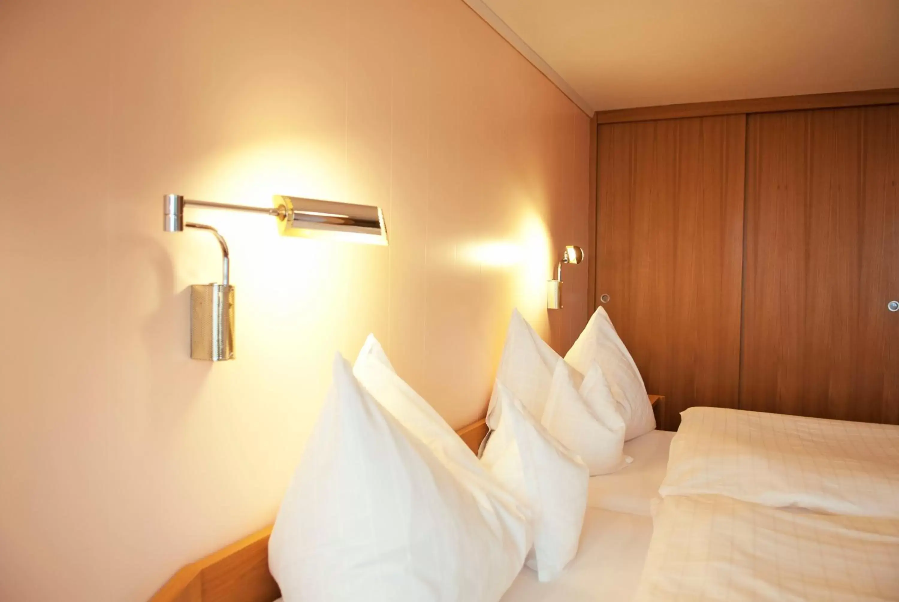 Bed in Hotel Friedheim