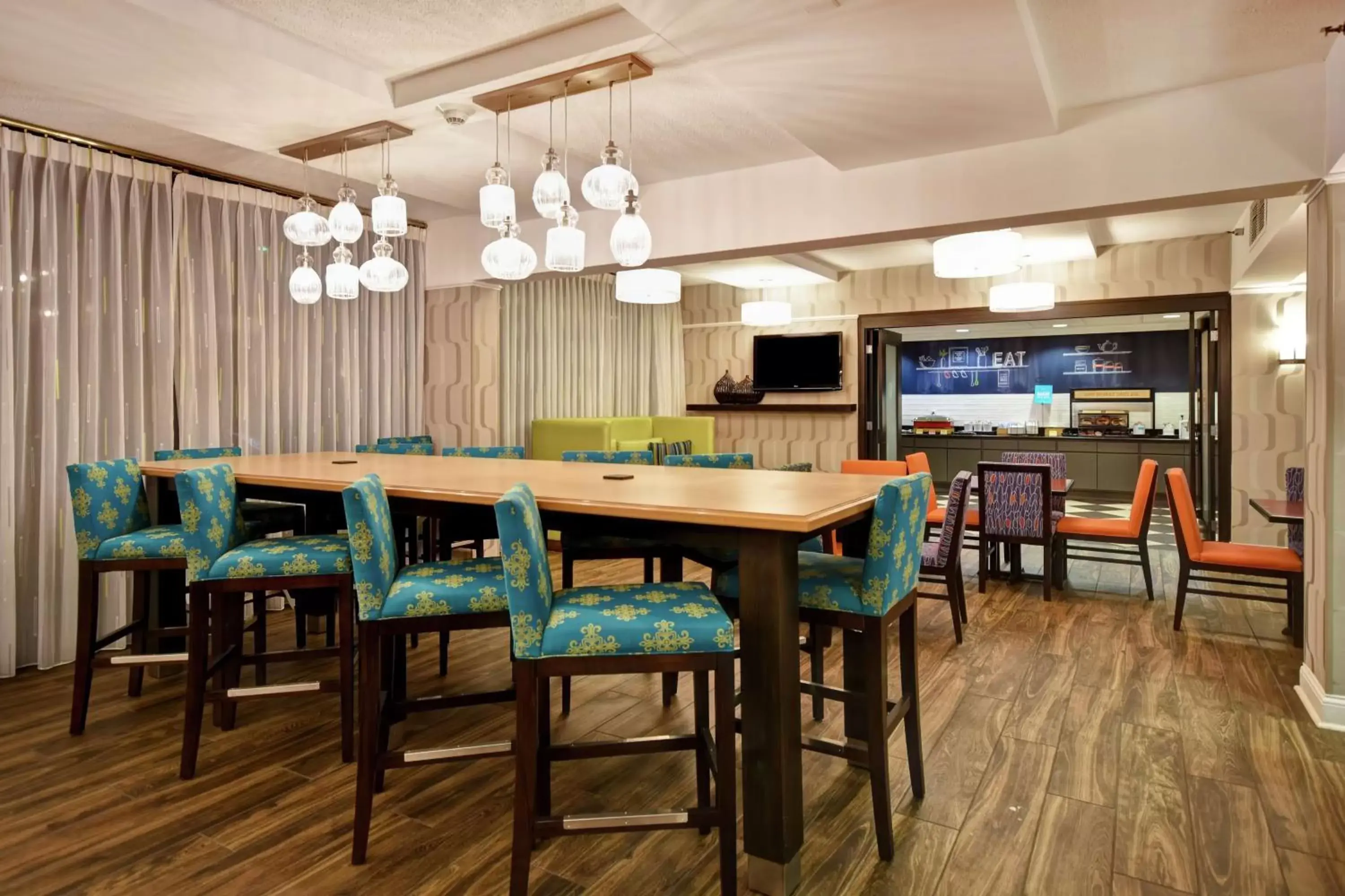 Lobby or reception, Restaurant/Places to Eat in Hampton Inn Lexington I-75