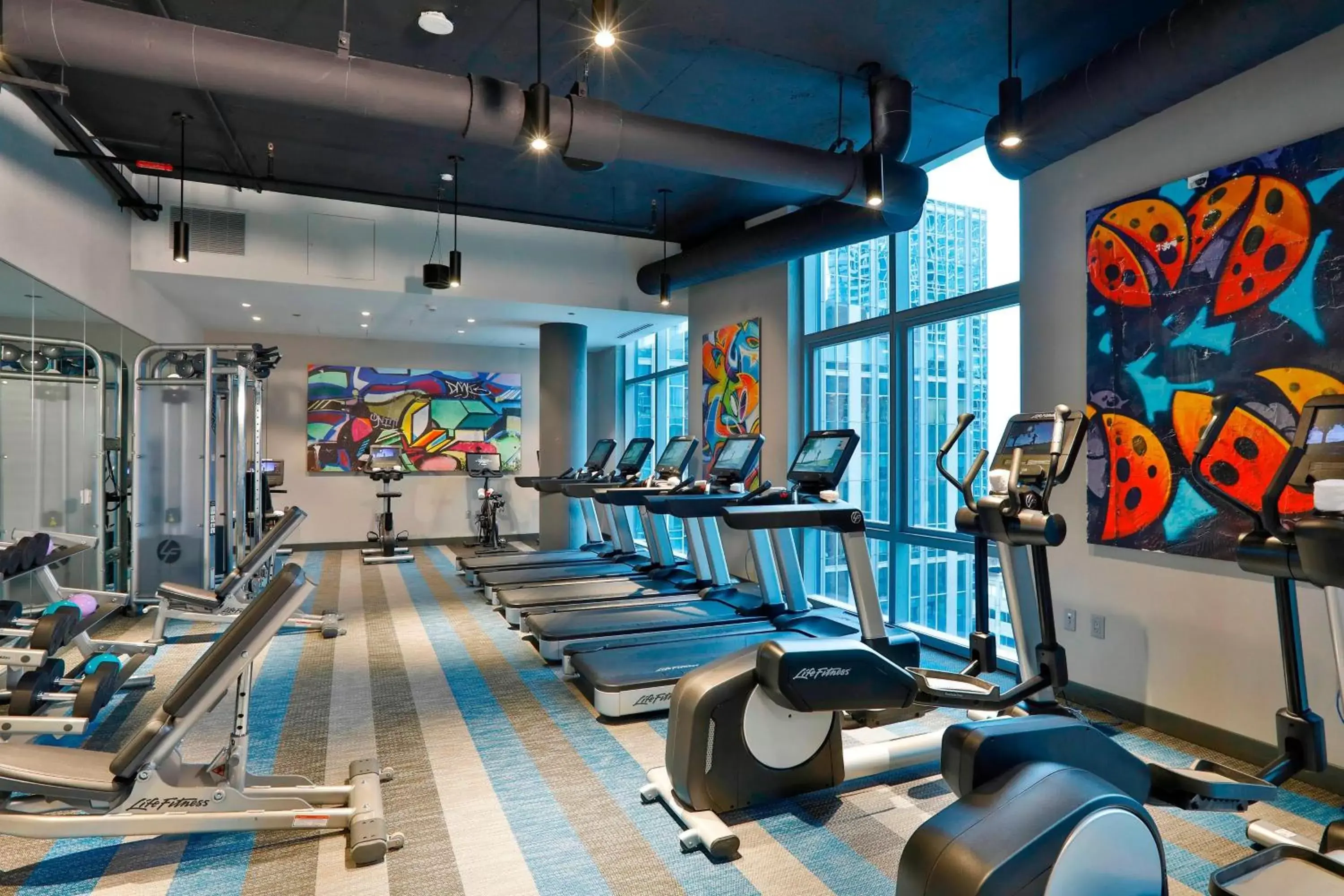 Fitness centre/facilities, Fitness Center/Facilities in Aloft Chicago Mag Mile