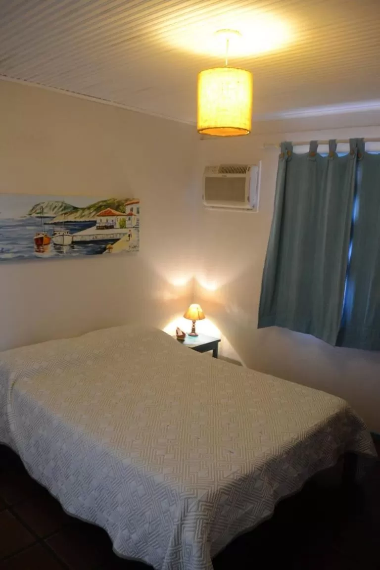 Bed in Pousada L'escale