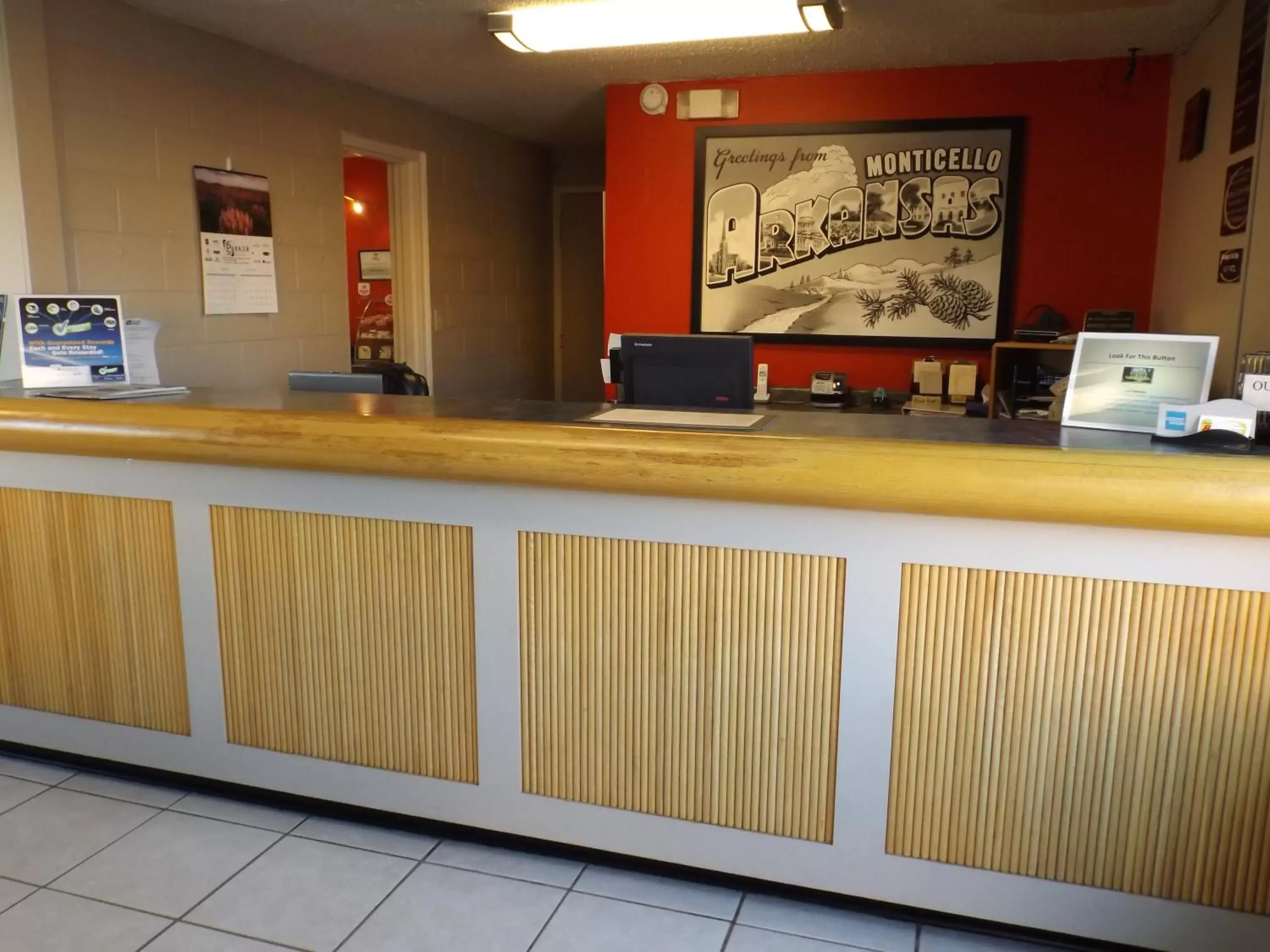 Lobby or reception in Super 8 by Wyndham Monticello AR Lobby or reception in Super 8 by Wyndham Monticello AR