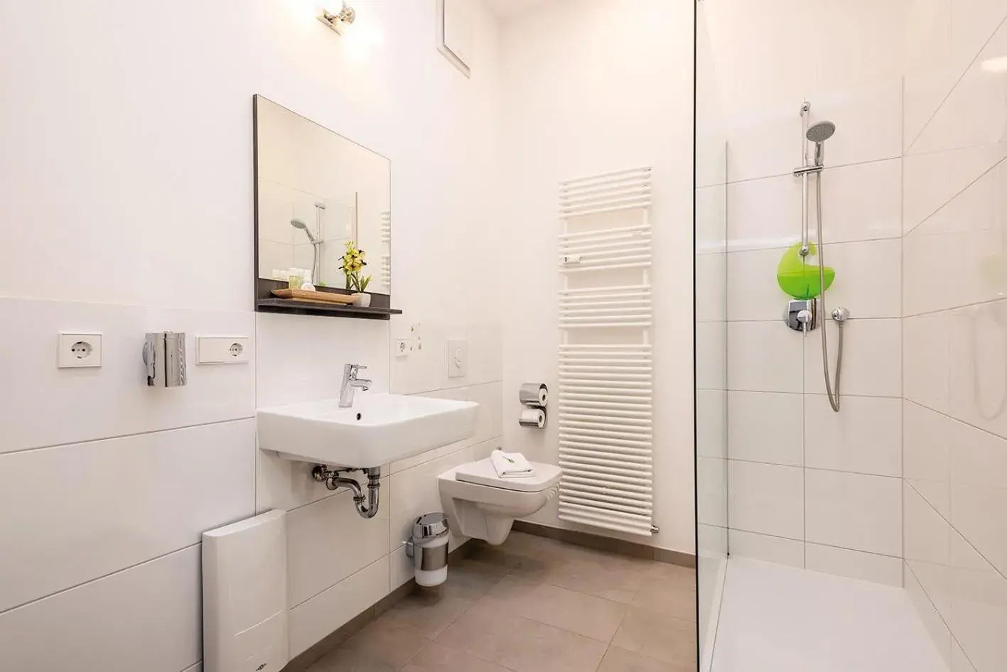 Shower, Bathroom in Apartments Rosenthal Residence