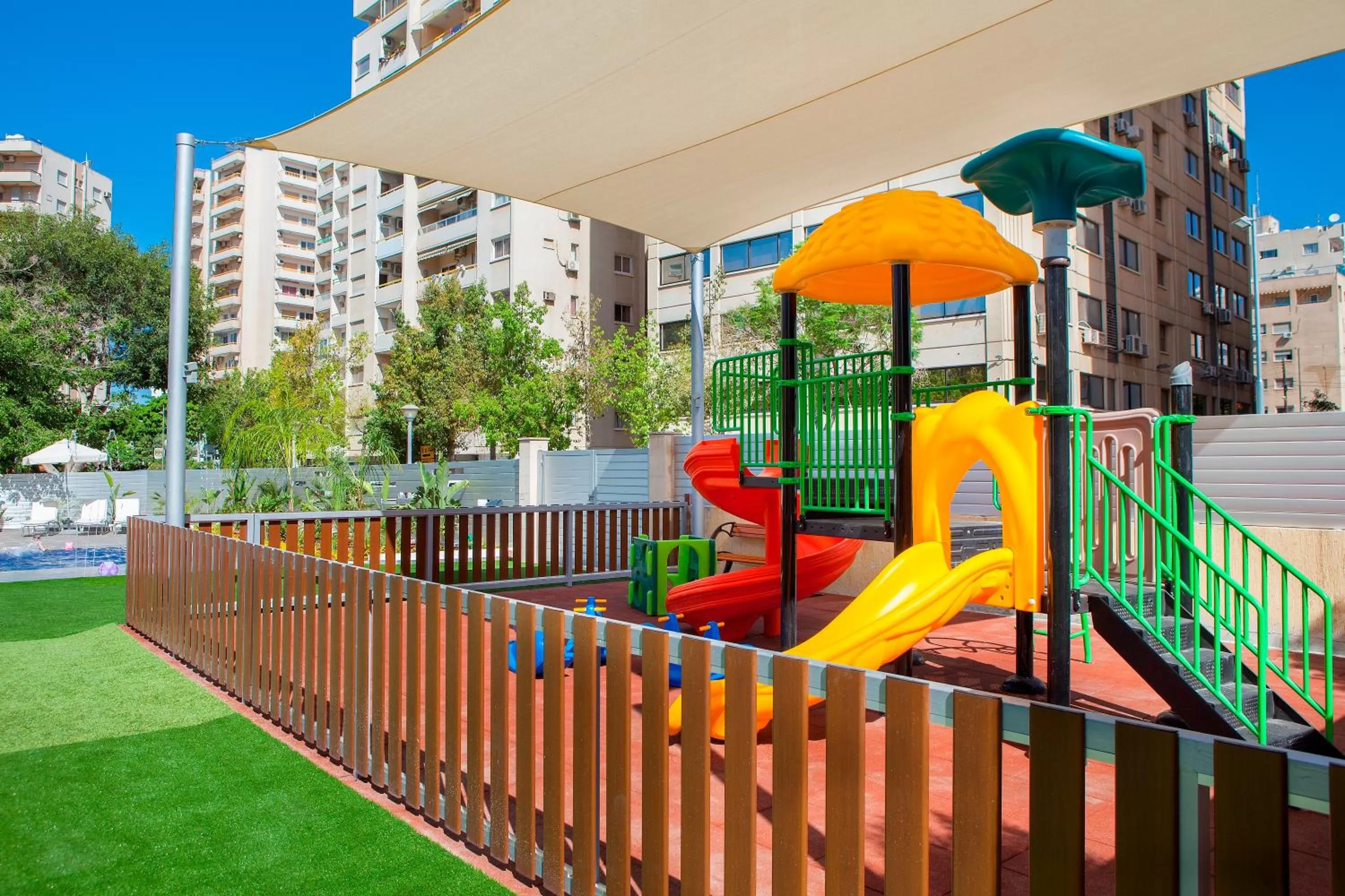 Children play ground in Odysseia Hotel Kapetanios