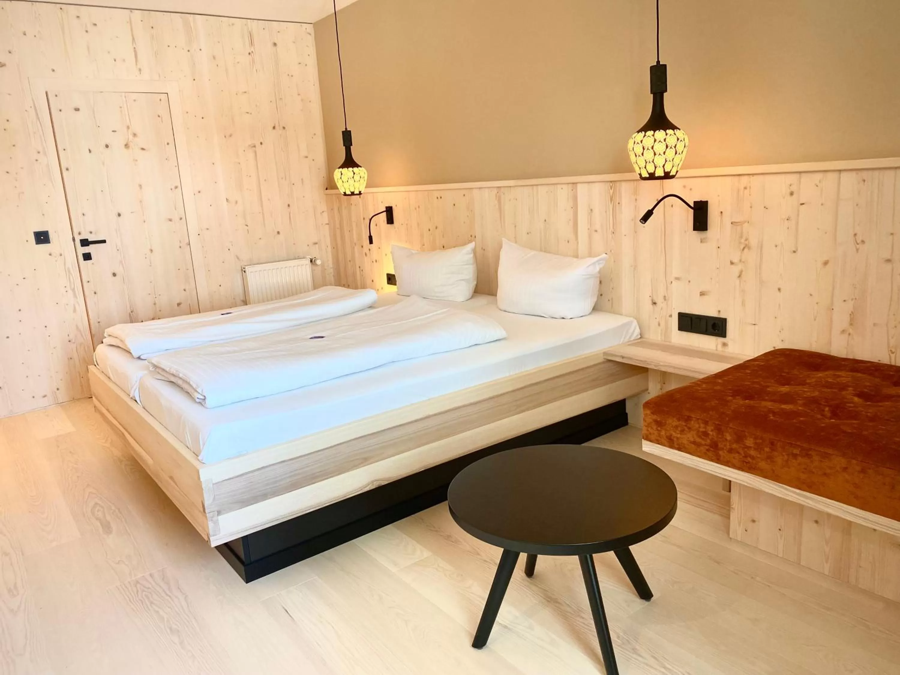 Bed in Forstnerwirt hotel | stubn | biergarten