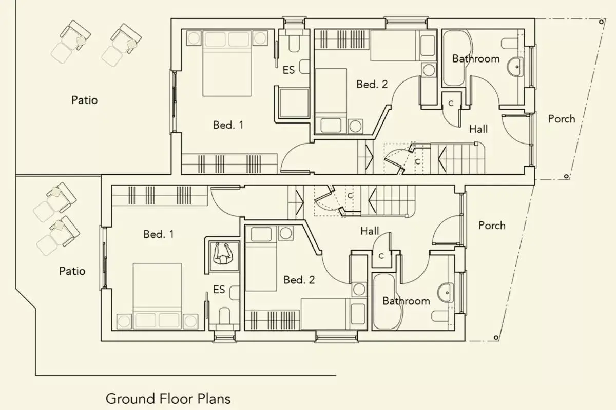 Floor Plan in The Pines Hotel