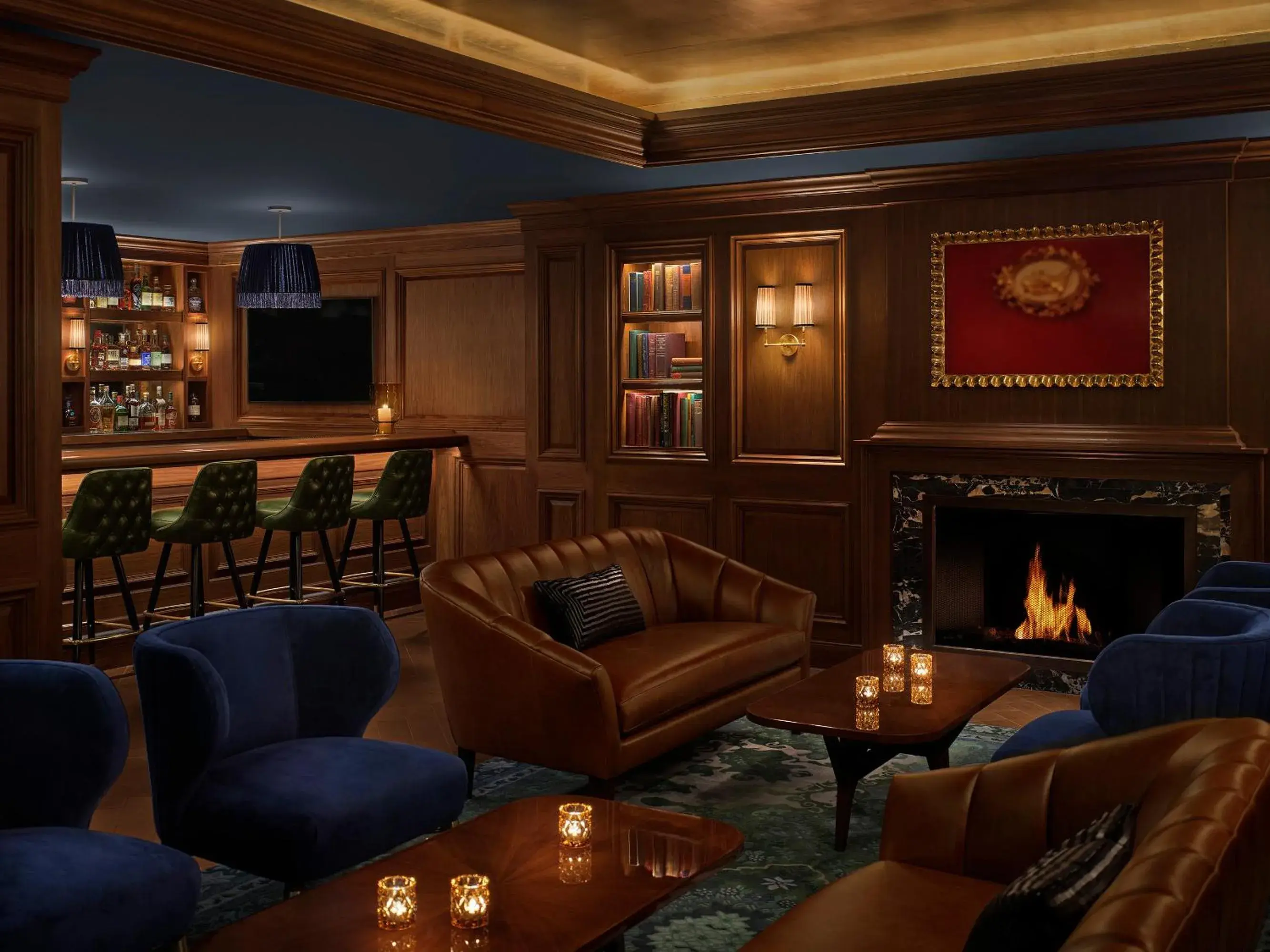 Lounge or bar in The Newbury Boston Lounge or bar in The Newbury Boston