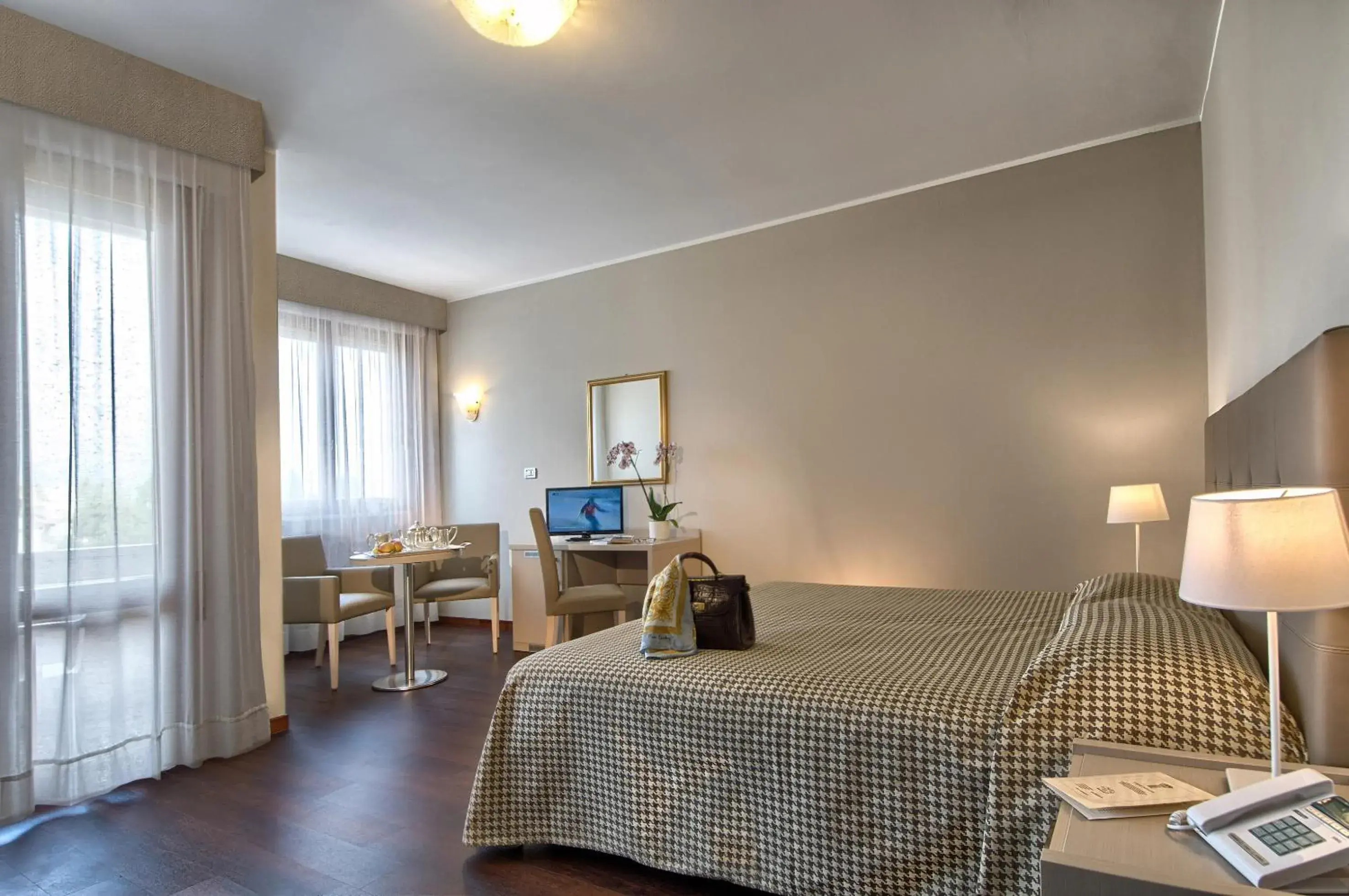 Bedroom, Bed in Hotel Terme Principe