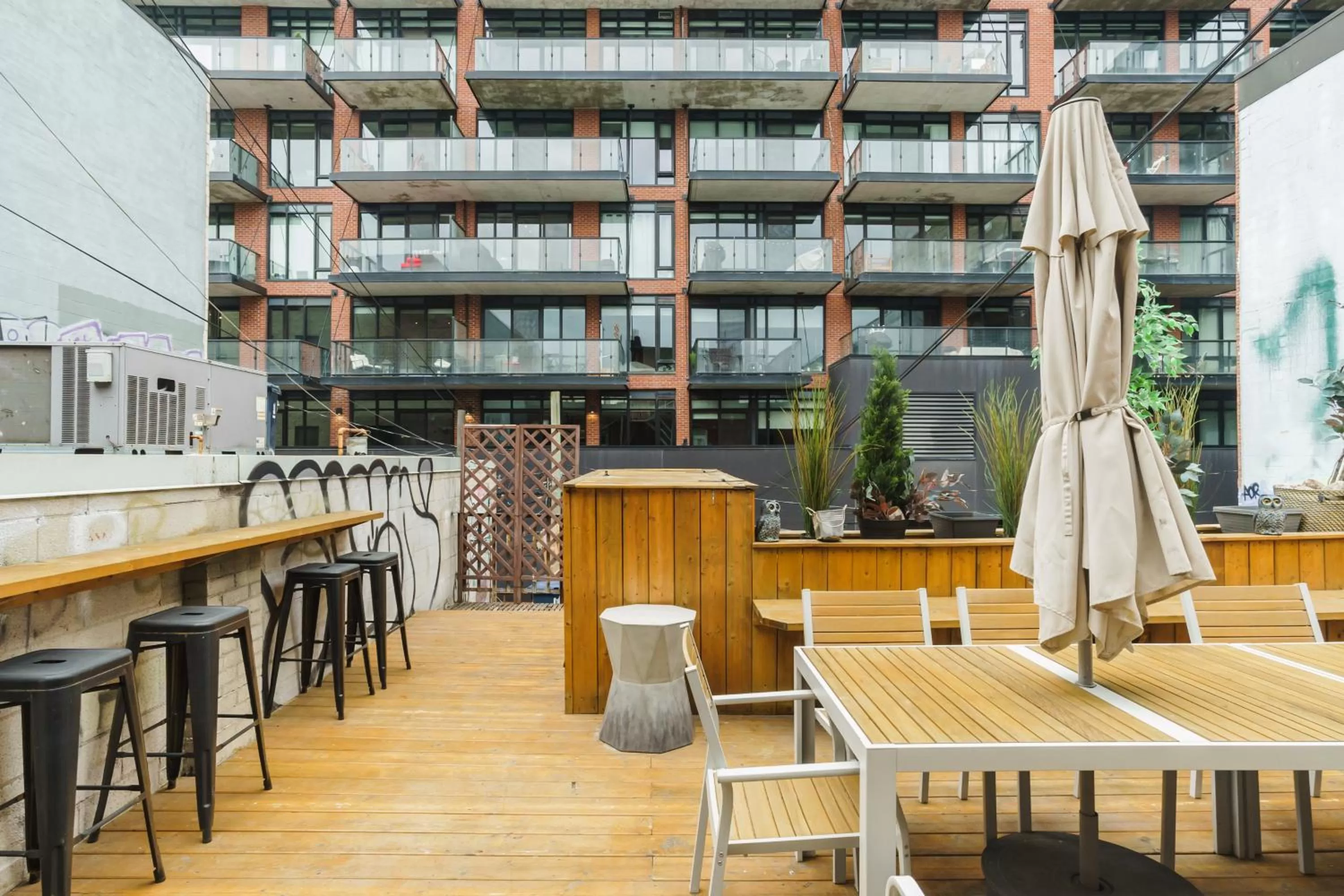 Patio in Queen Street Lofts