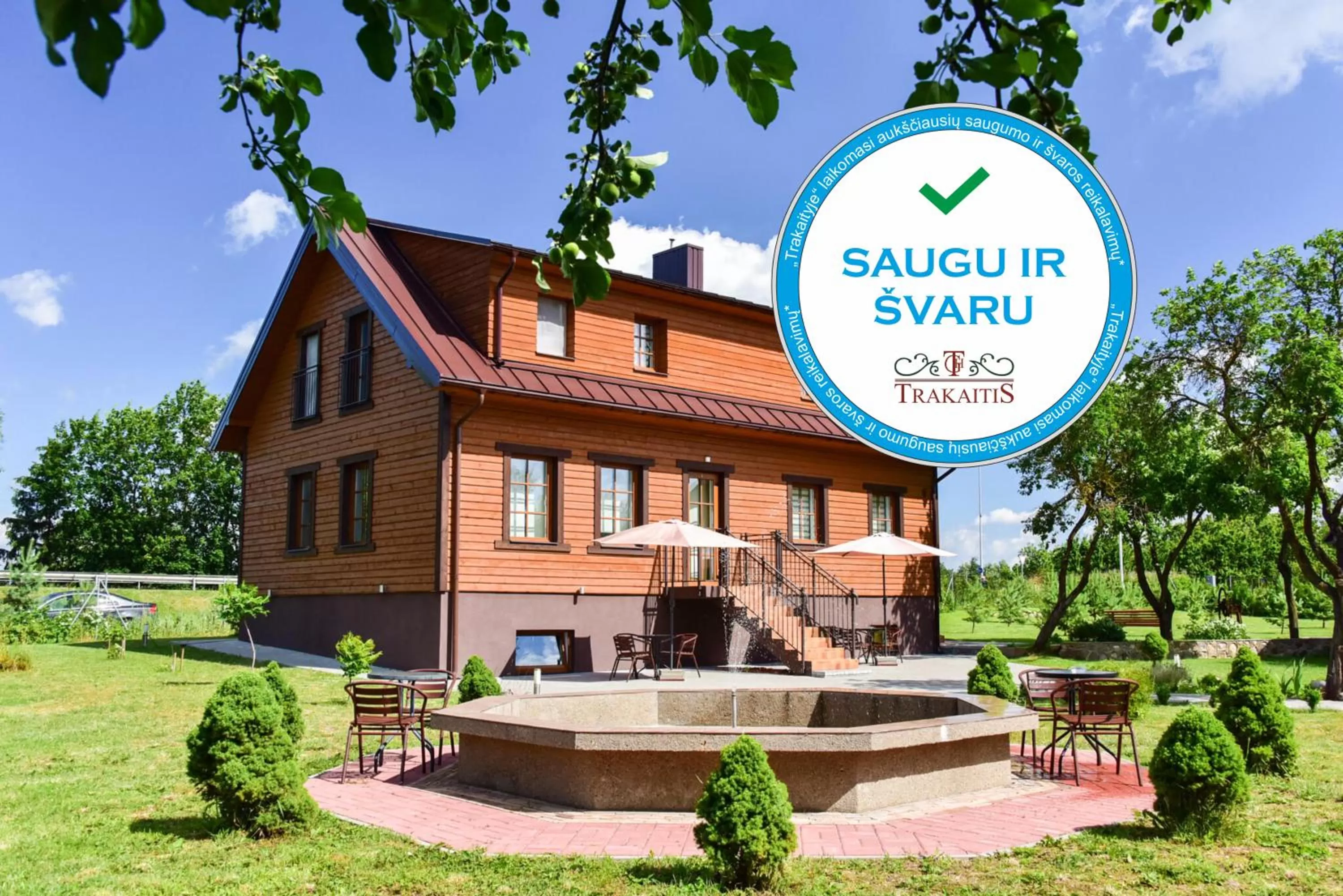 Spring in "Trakaitis" apartments in Villa