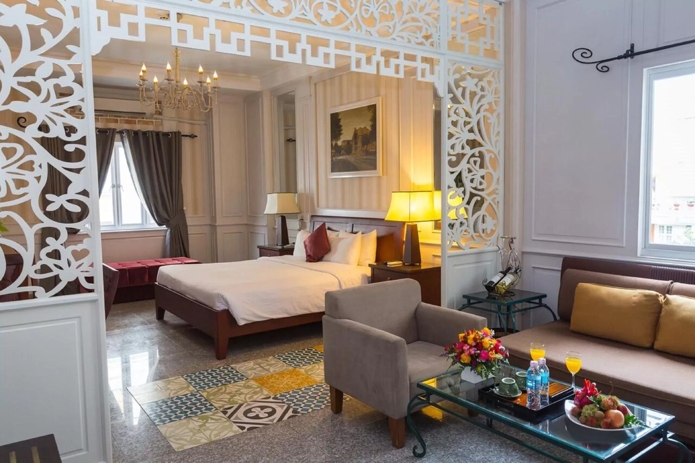 Living room, Bed in Ben Thanh Boutique Hotel Living room, Bed in Ben Thanh Boutique Hotel