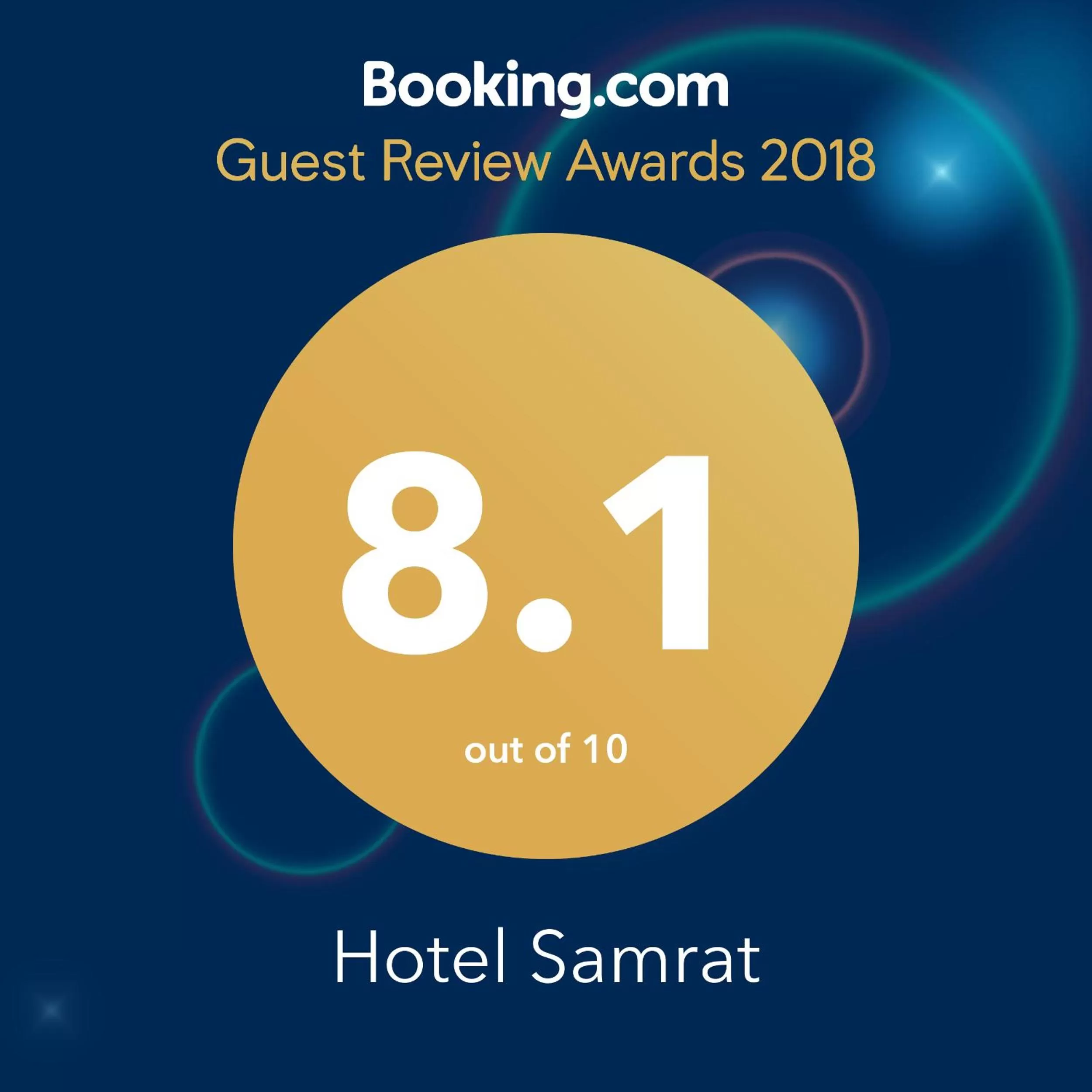 Certificate/Award in Hotel Samrat