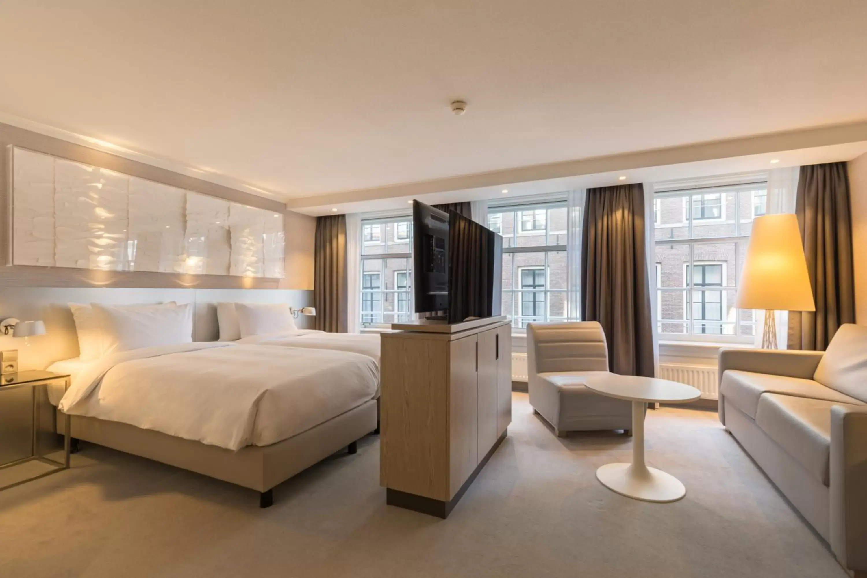 Bed in Radisson Blu Hotel, Amsterdam City Center