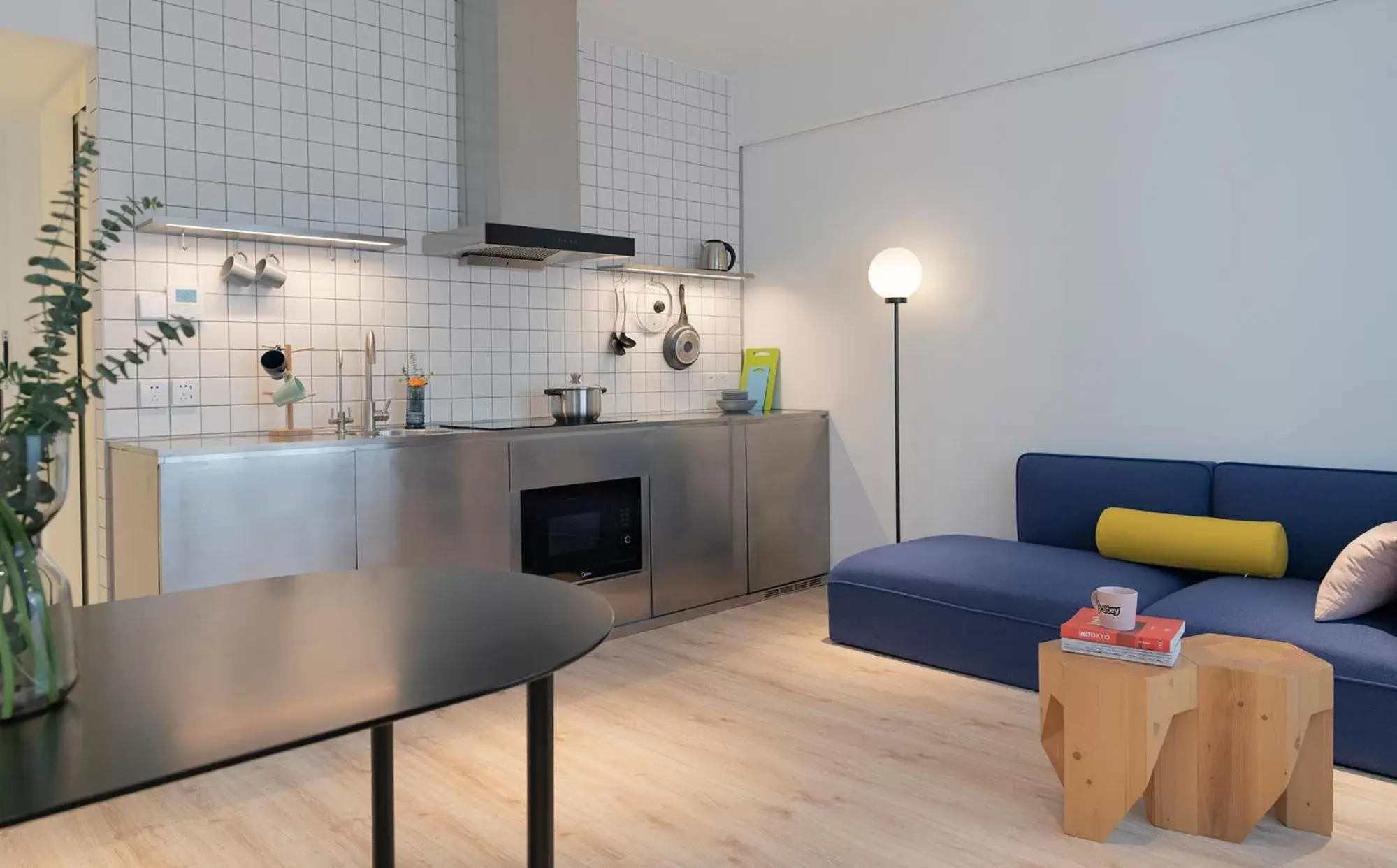 Living room in Stey Beijing 798 Art Zone Hotel Living room in Stey Beijing 798 Art Zone Hotel