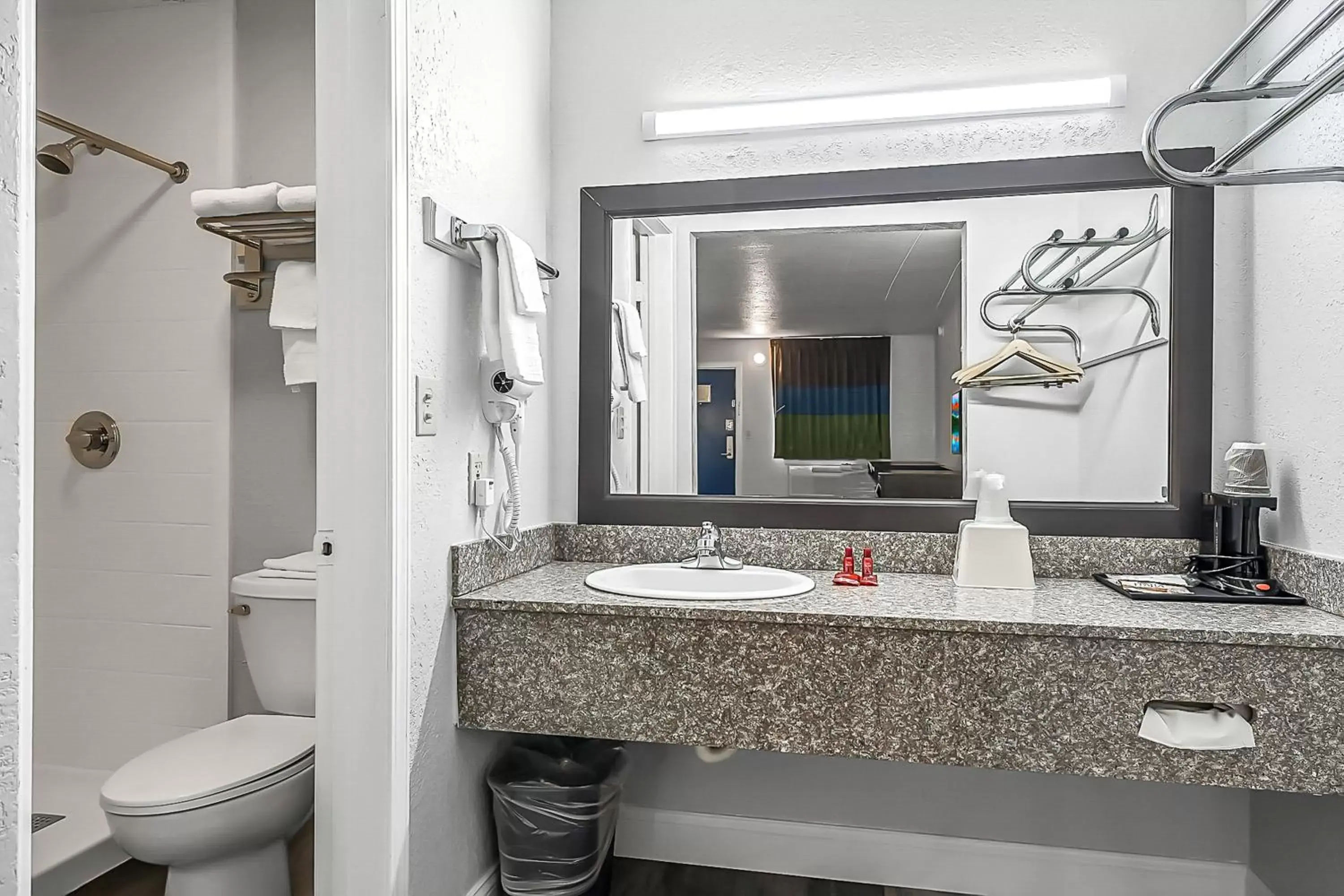 Bathroom in SureStay Hotel by Best Western Oklahoma City West