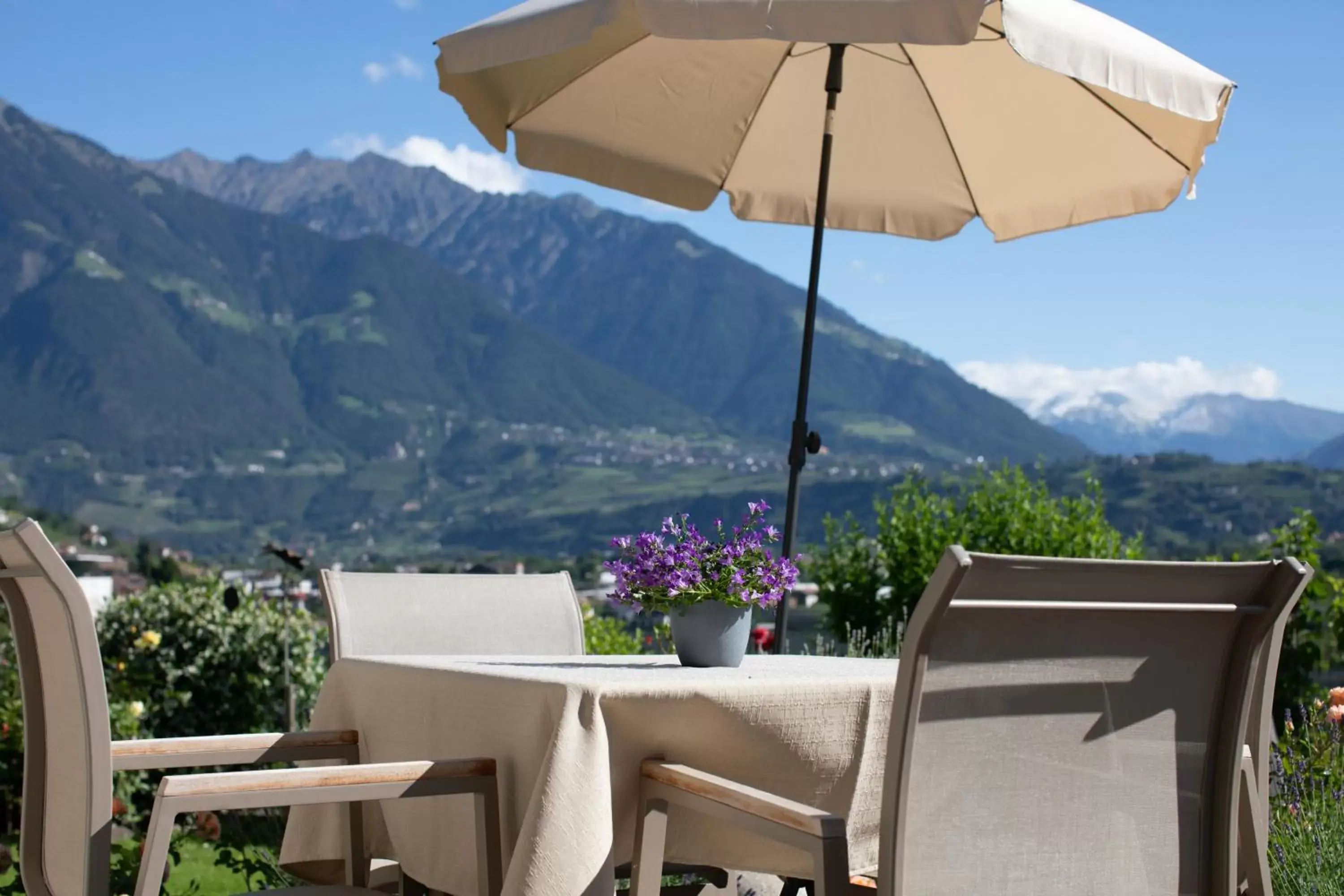 Balcony/Terrace, Mountain View in Residence Margreth